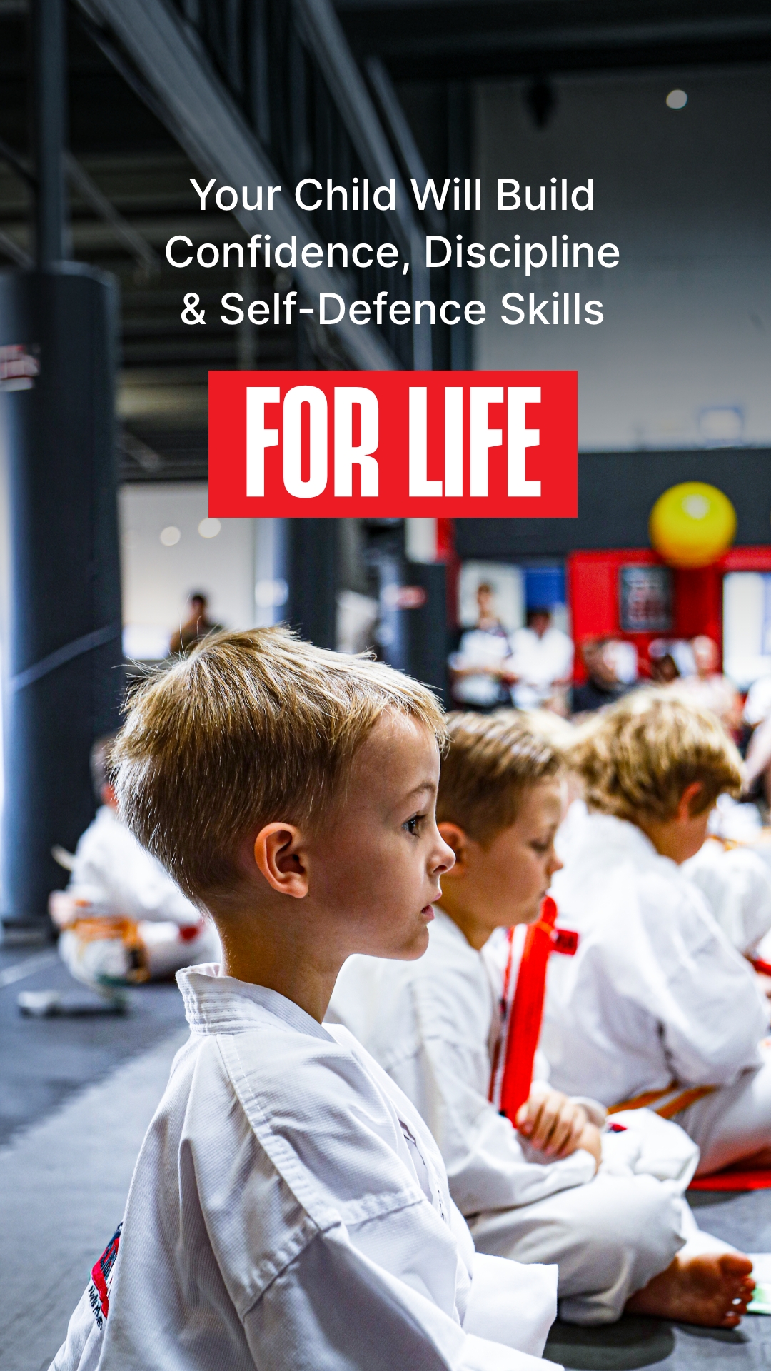 Black Belt Plus Martial Arts Centre Gold Coast Facebook ad: First Class Free · Burleigh Heads