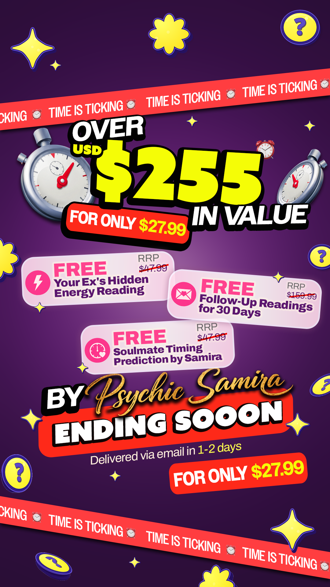 Psychic Samira Facebook ad