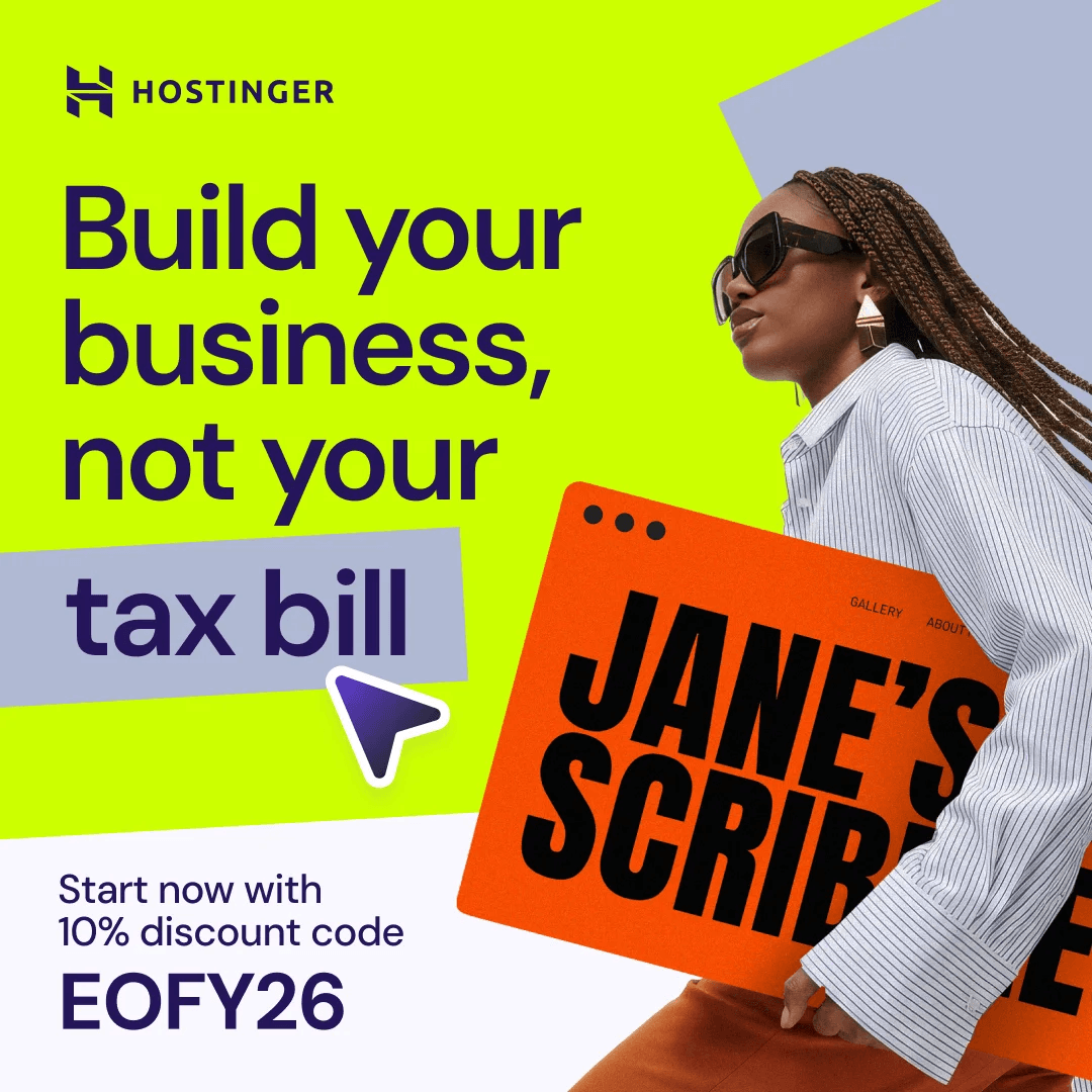 Hostinger Facebook ad from Jun 1, 2026