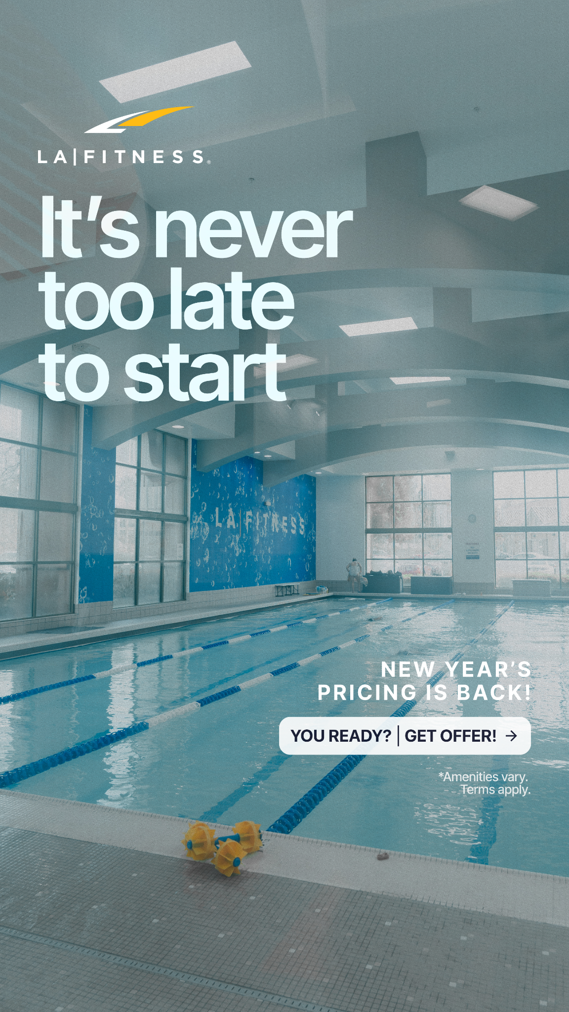 LA Fitness Facebook ad