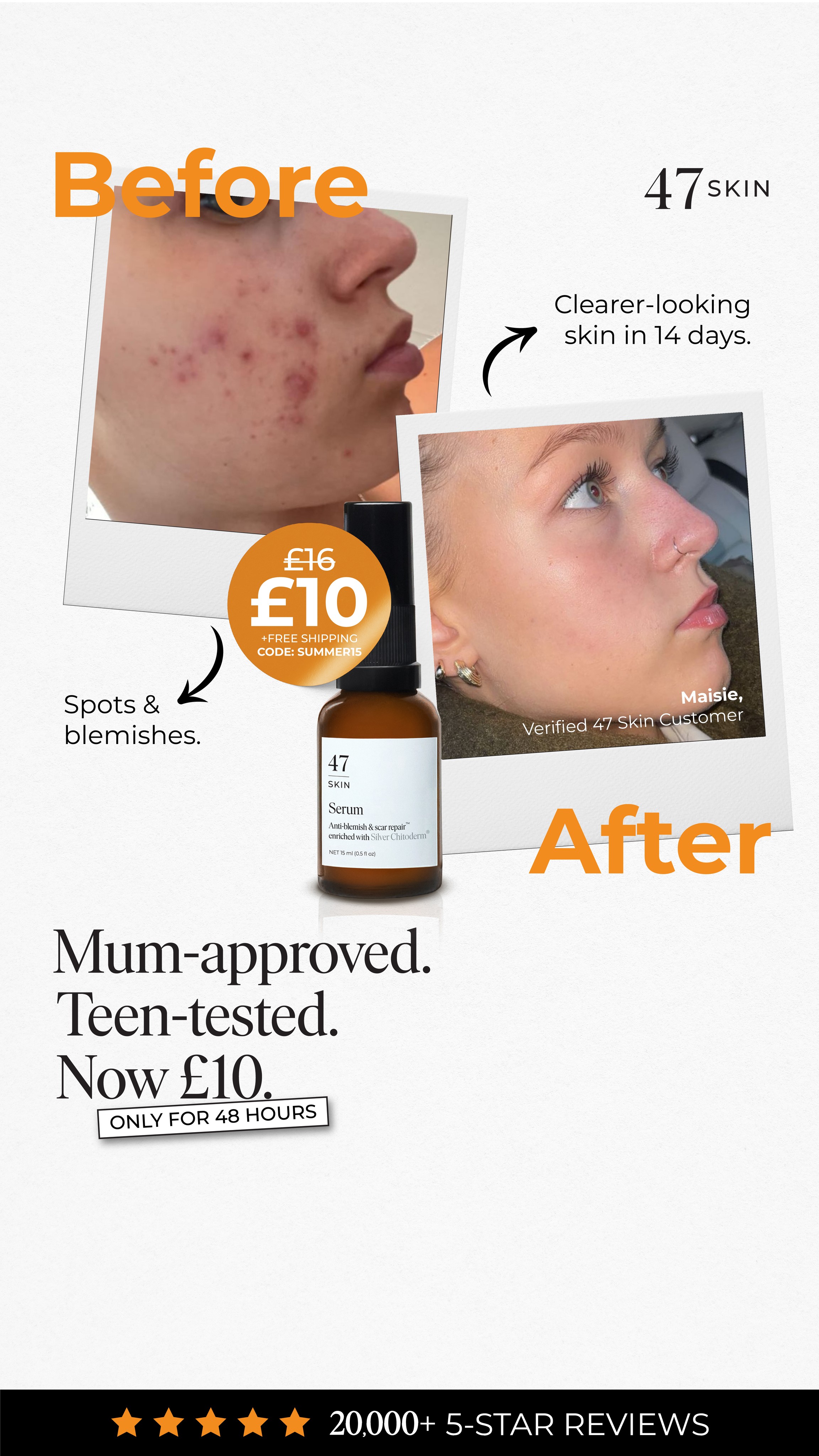 47Skin Facebook ad