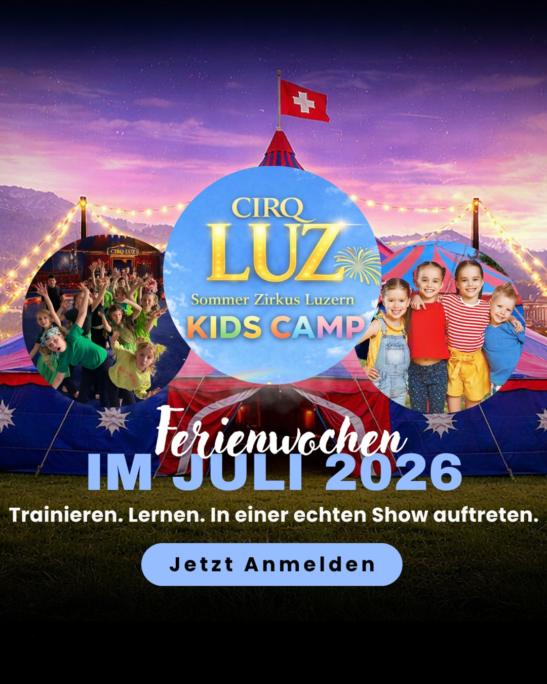 CIRQ LUZ Facebook ad