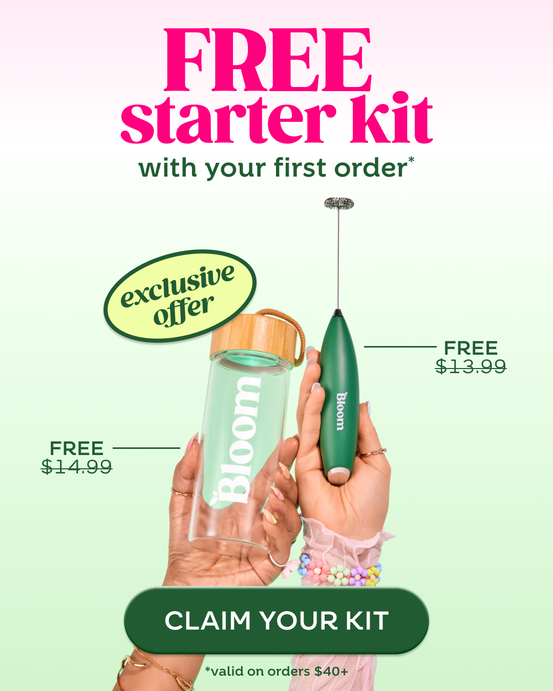Bloom Nutrition Facebook ad