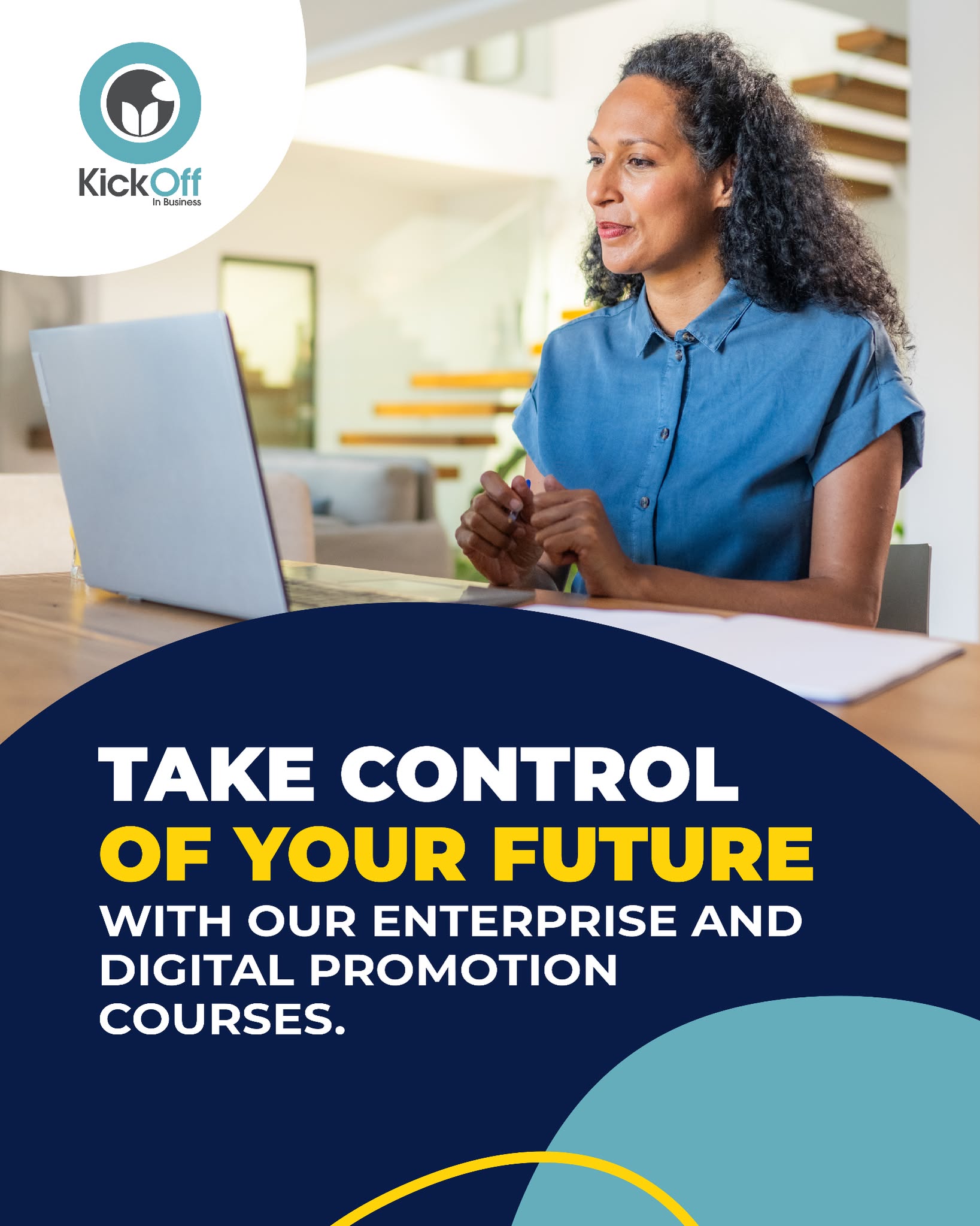 Kick Off in Business Facebook ad