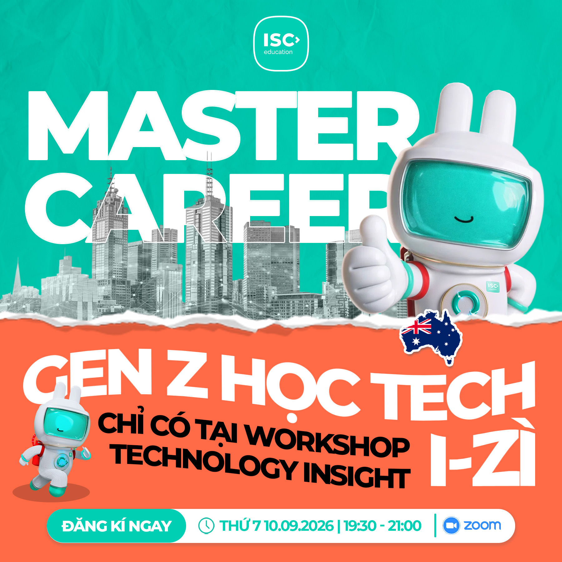 Du học Úc cùng ISC Facebook ad