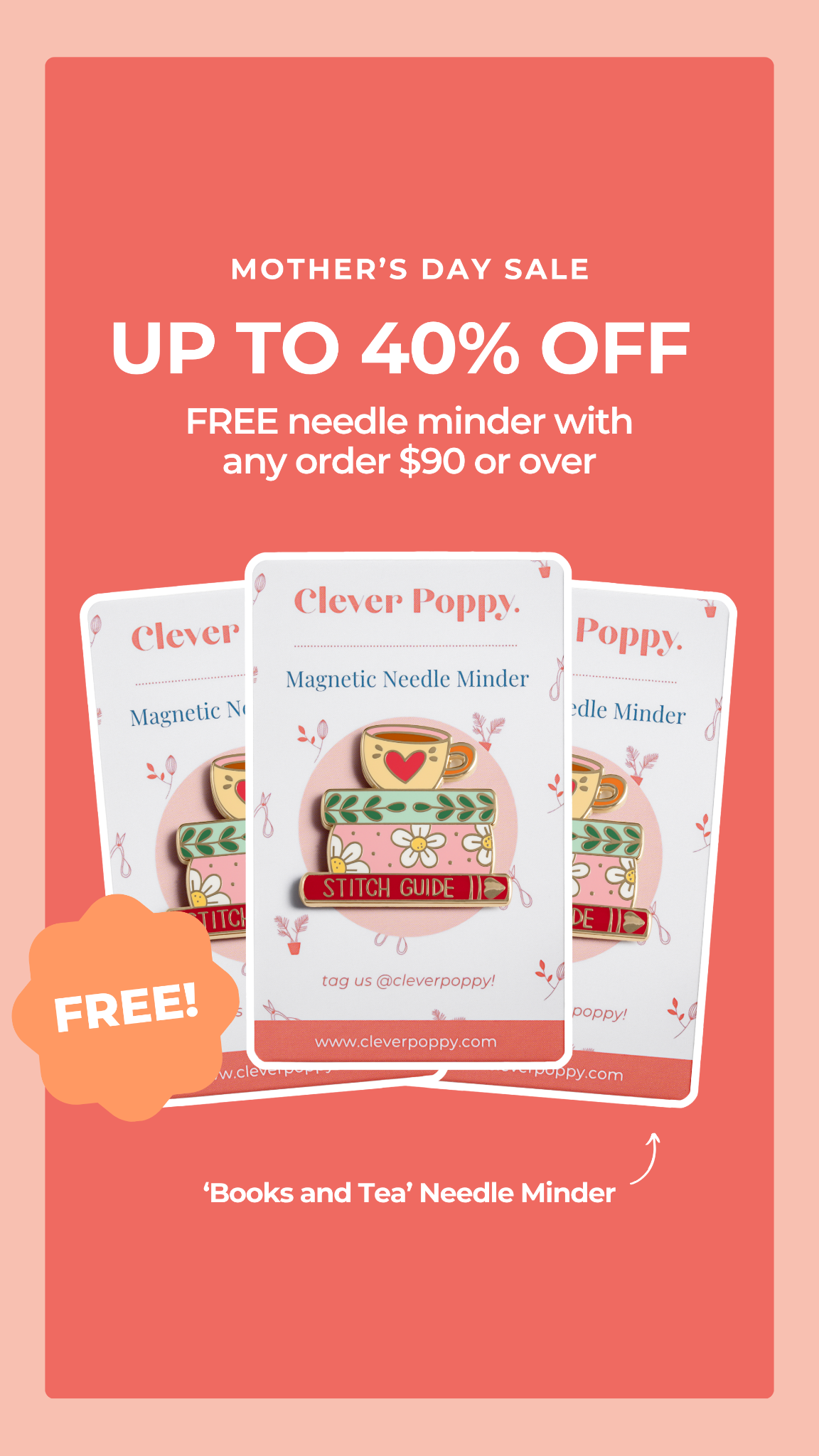 Clever Poppy Facebook ad