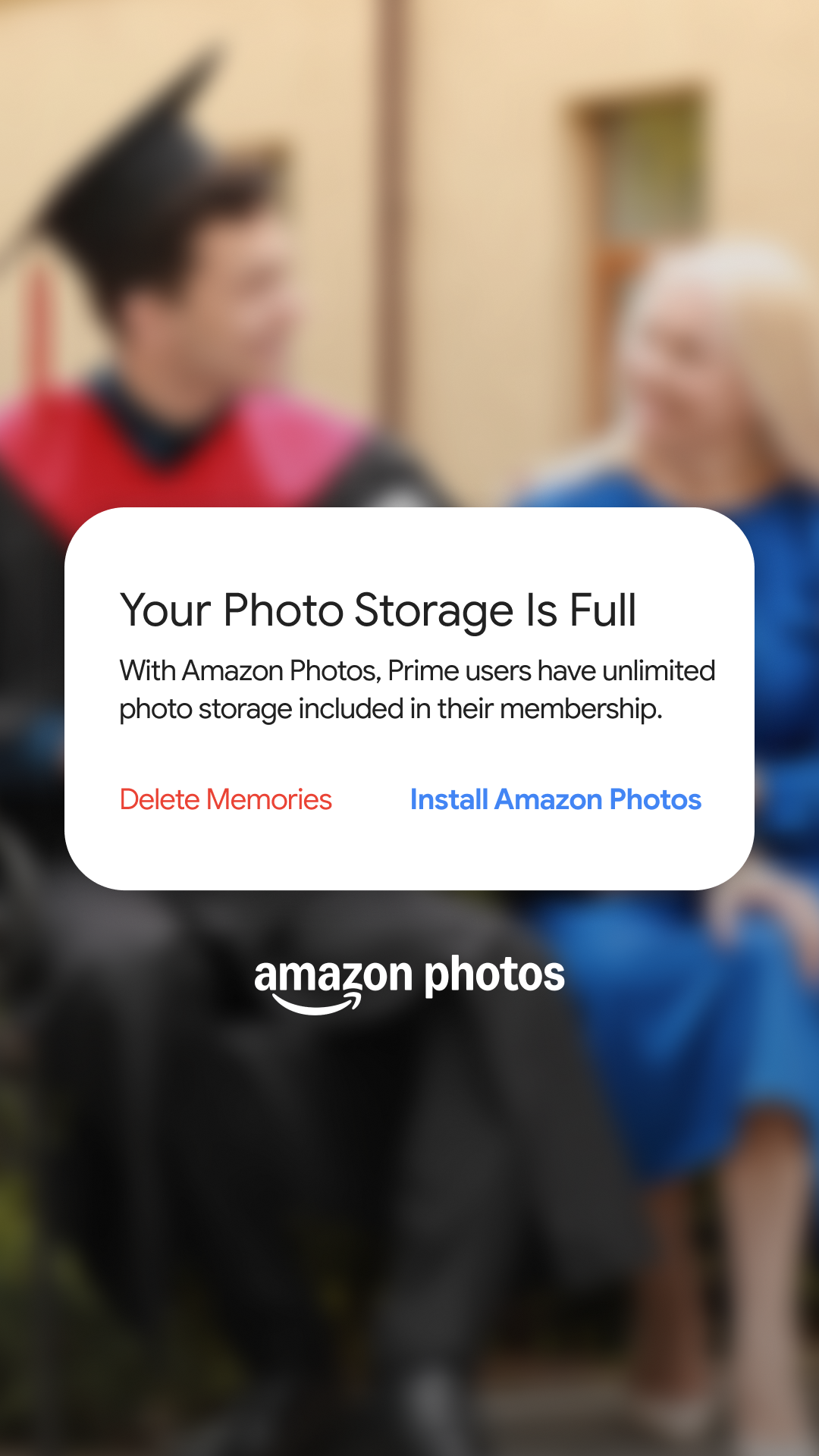 Amazon Photos Facebook ad