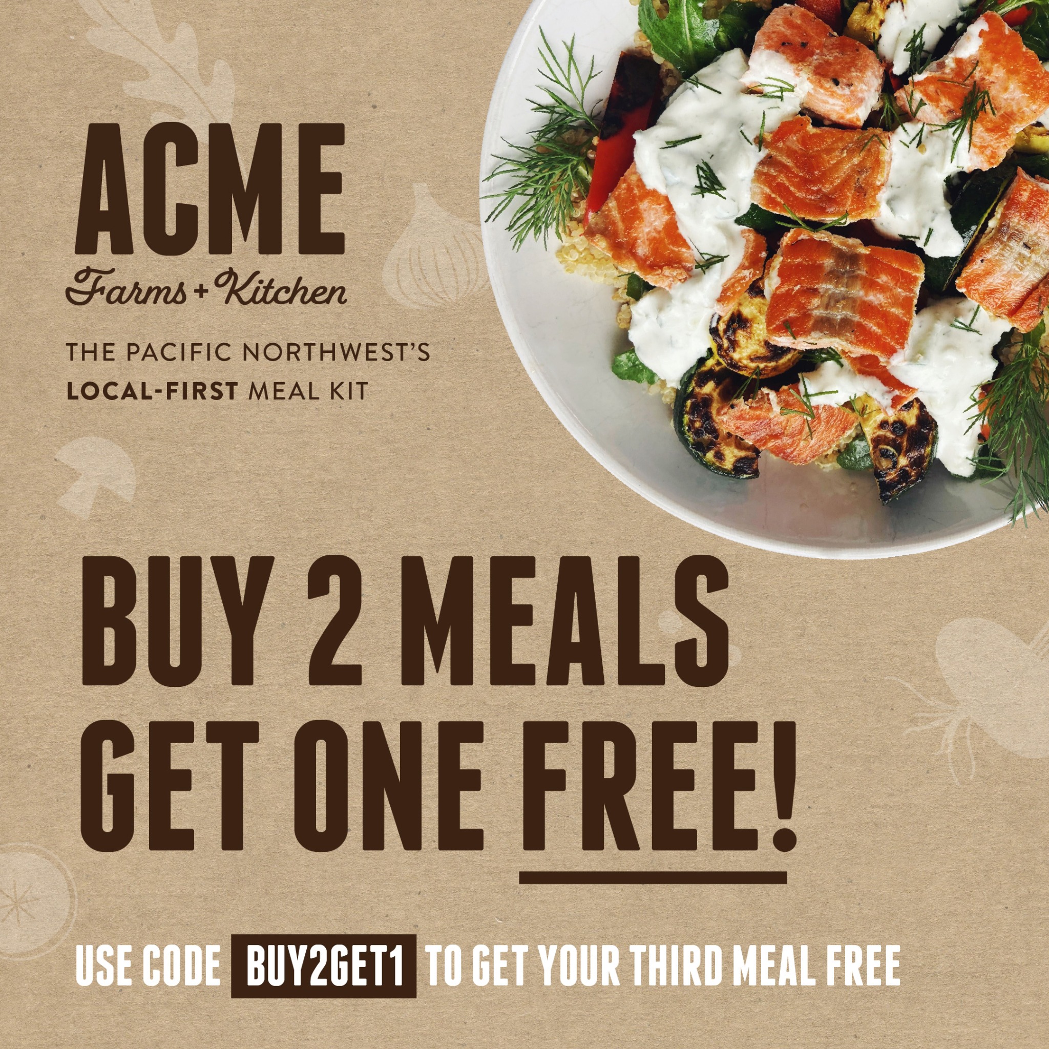 Acme Farms + Kitchen Facebook ad