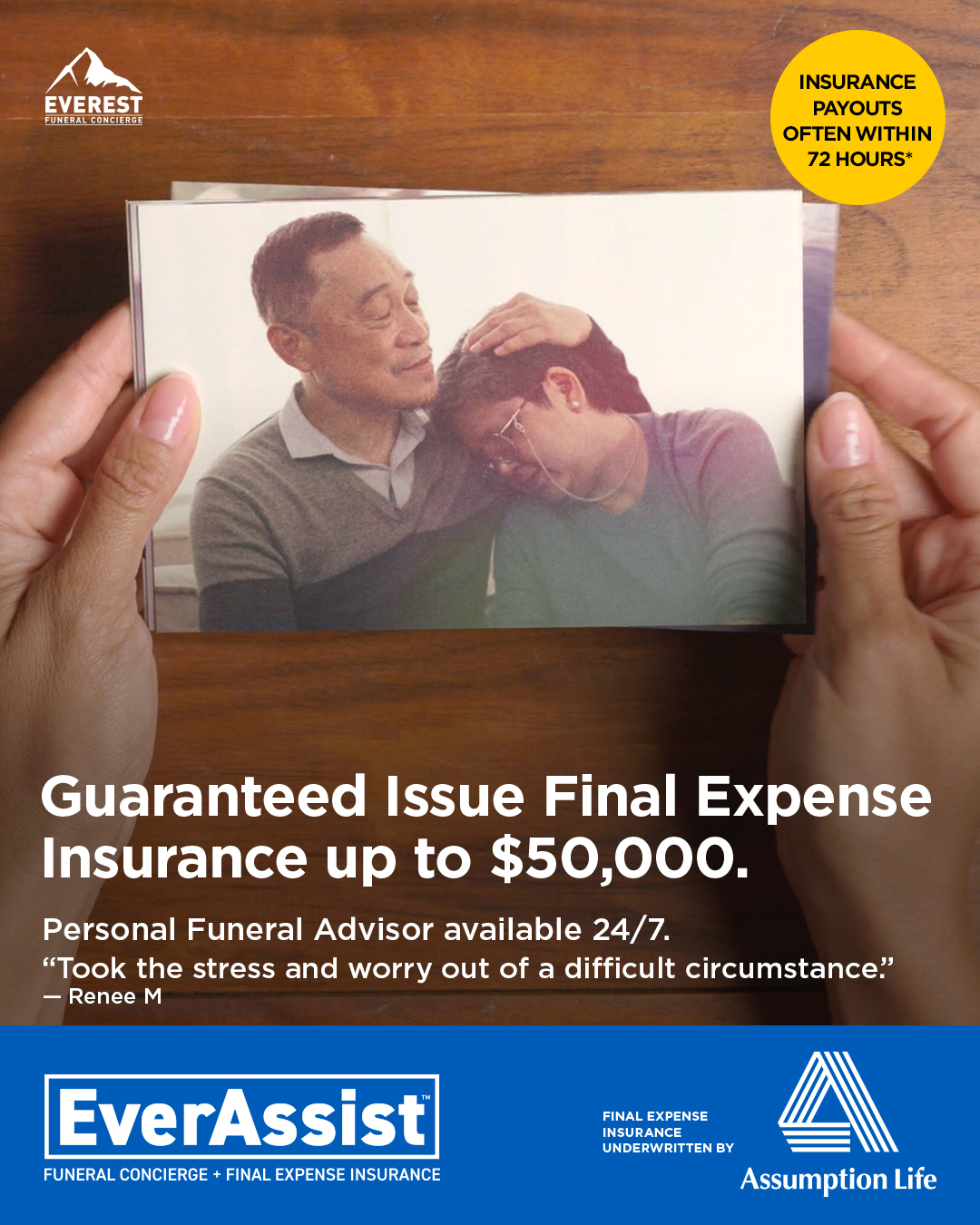 Everest Funeral Concierge Facebook ad