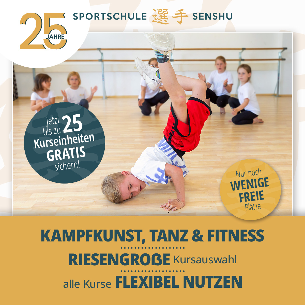 Sportschule Senshu Facebook ad from Jul 20, 2026