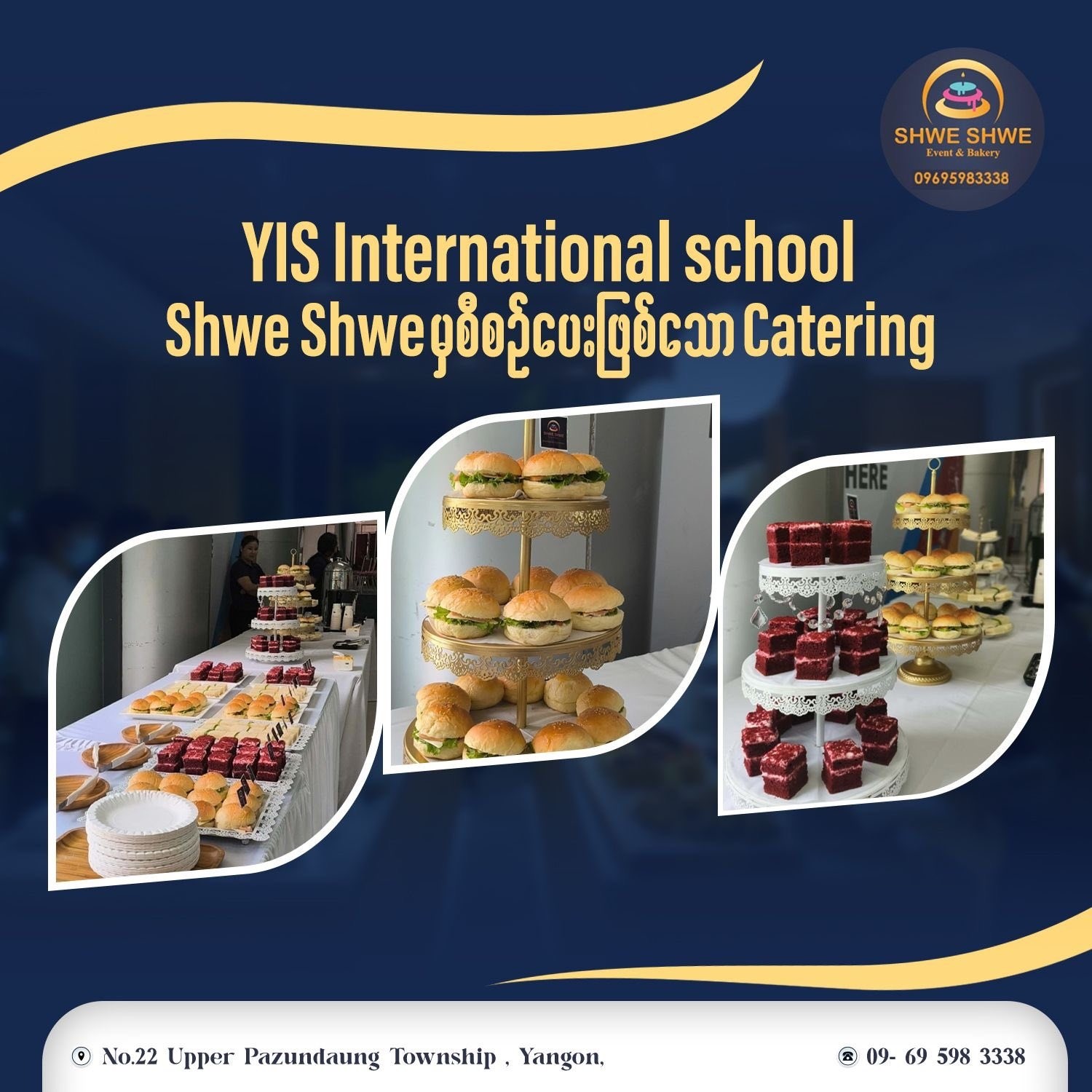 Shwe Shwe Event & bakery Facebook ad