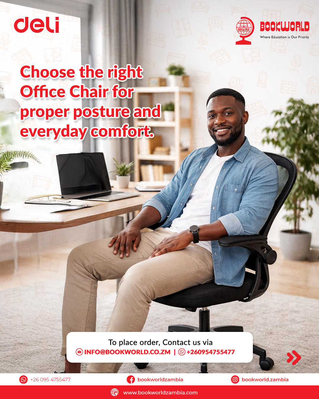 Bookworld Zambia Facebook ad