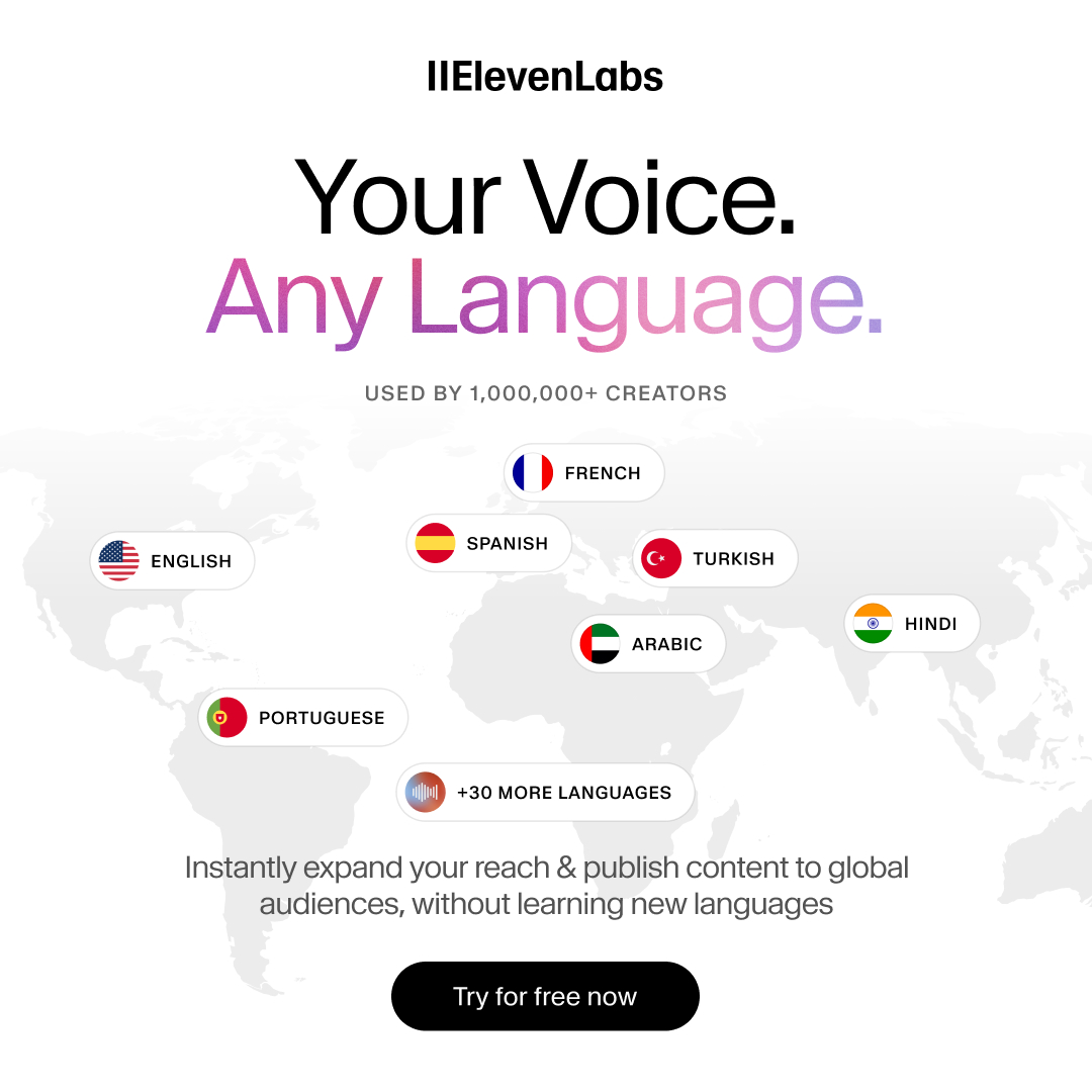ElevenLabs Facebook ad