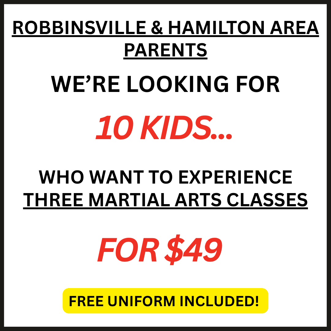 Action Karate Hamilton/Robbinsville Facebook ad from Feb 3, 2026