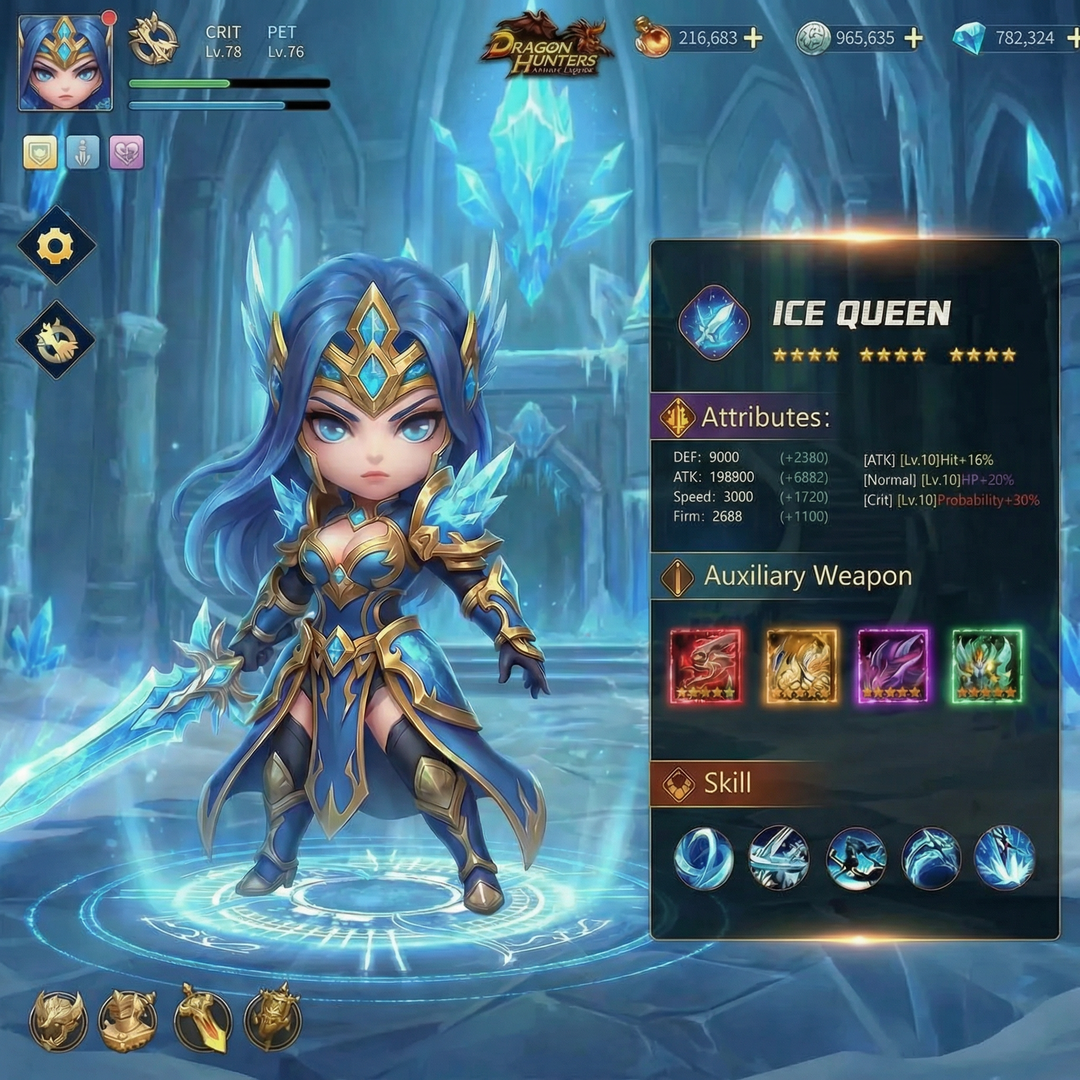 Dragon Hunters: Heroes Legend Facebook ad