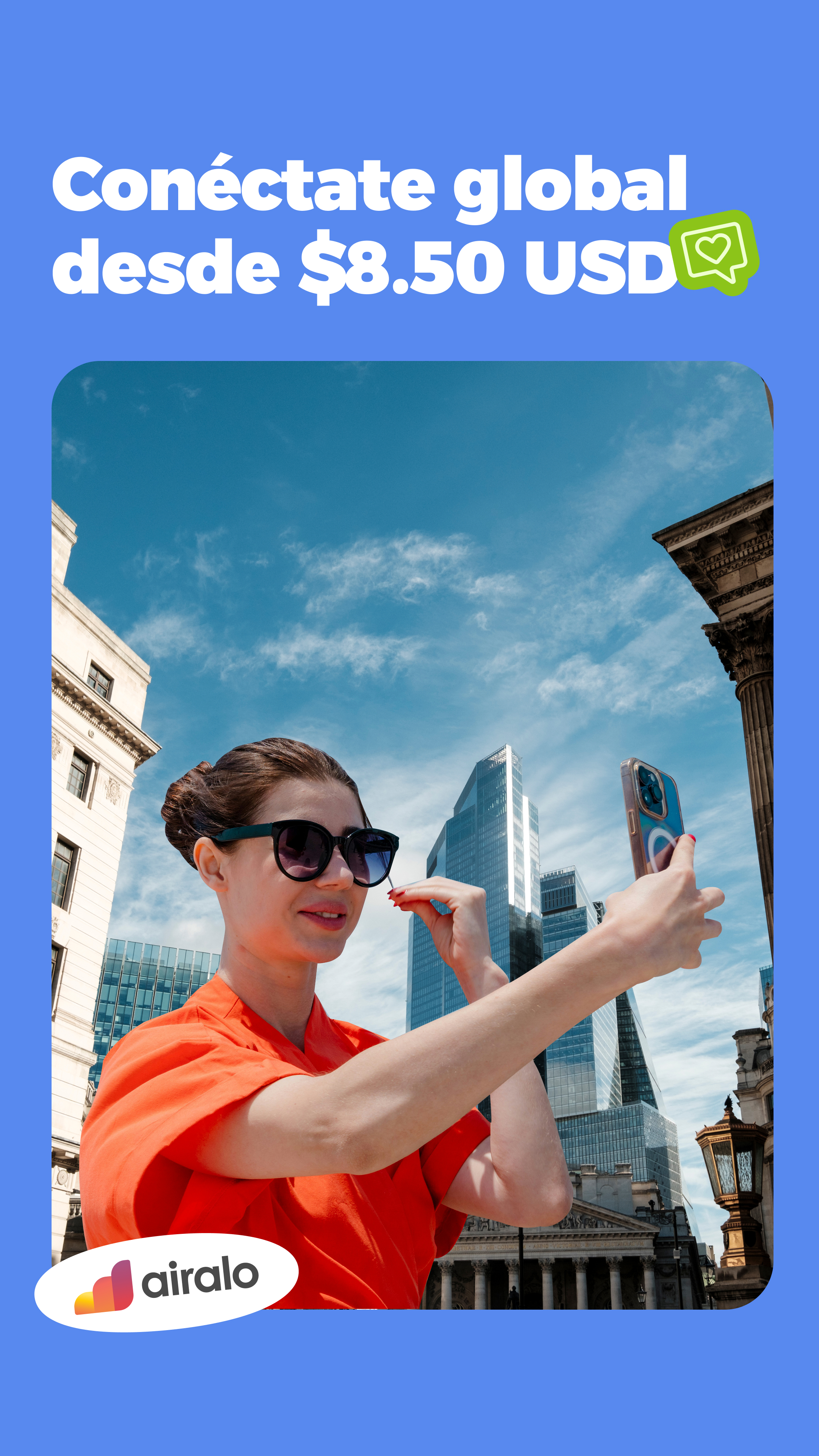 Airalo Global eSIM Store Facebook ad