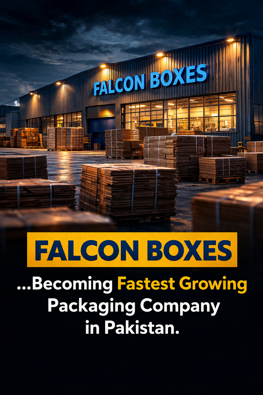 Falcon Boxes Facebook ad: Packaging Prices You’ll Love