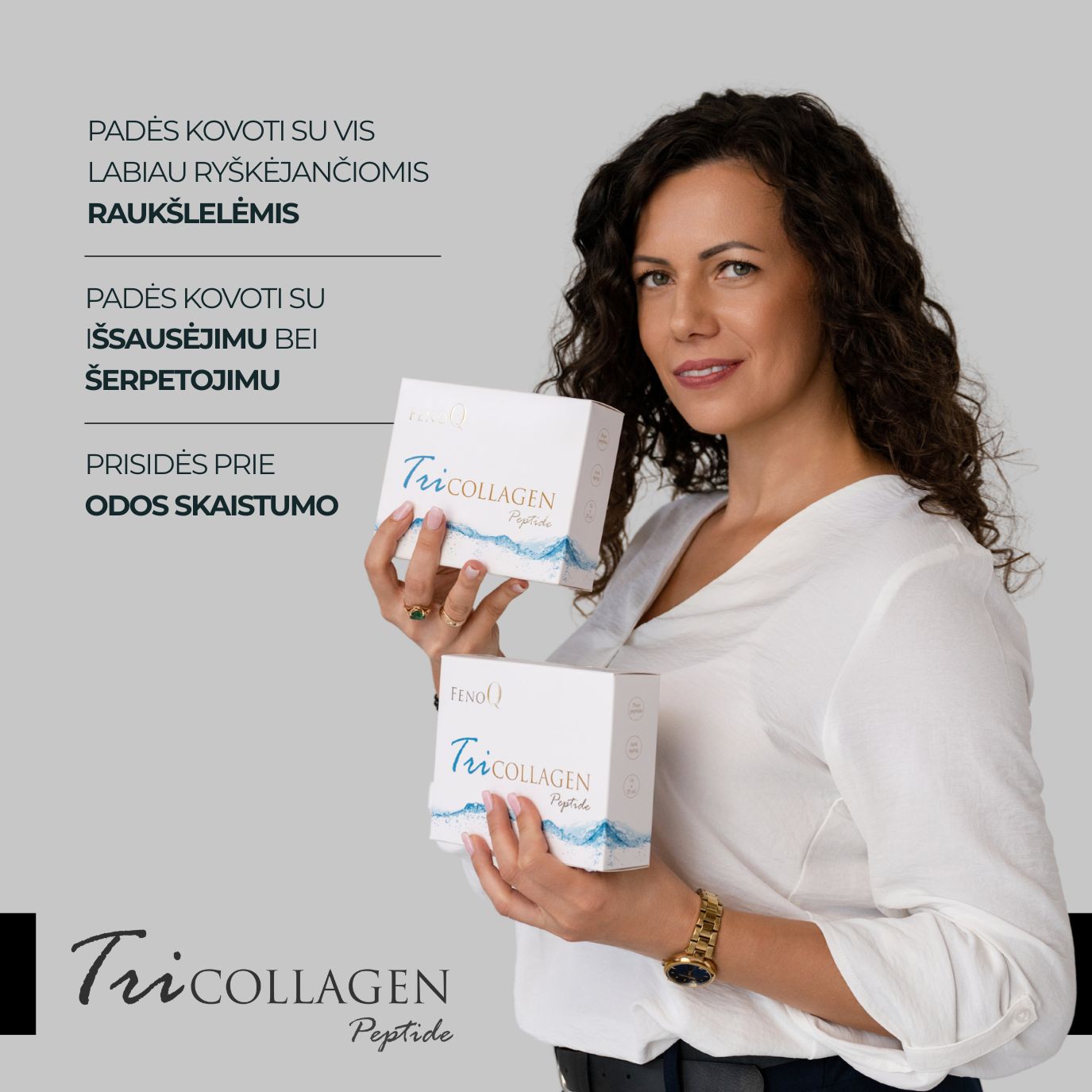 TriCollagen Facebook ad: TriCollagen Peptide efektyvumas patvirtintas moksliniais…