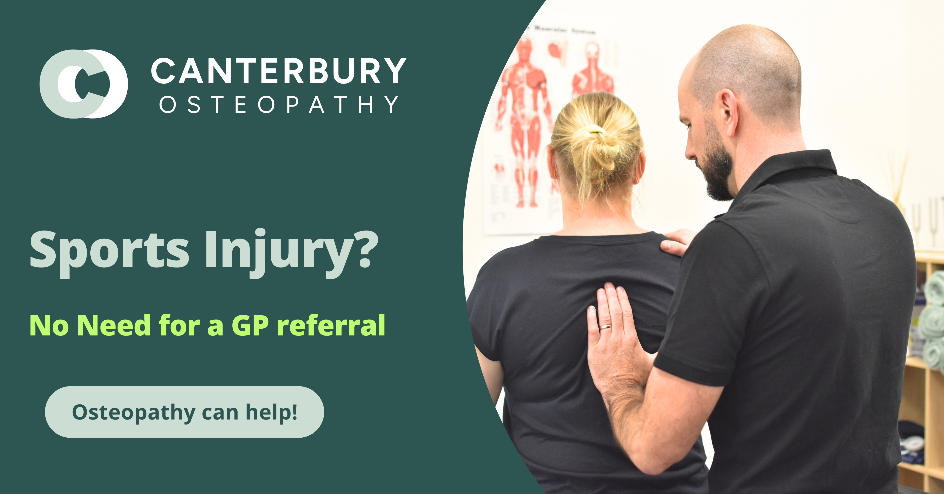 Canterbury Osteopathy Facebook ad: Home - Canterbury Osteopathy