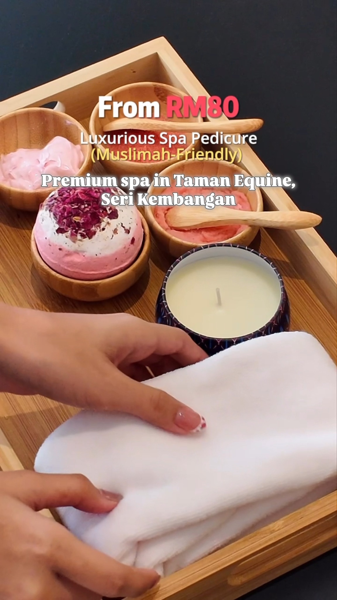 Love Rituals Facebook ad: Kaki rasa penat dan lenguh?