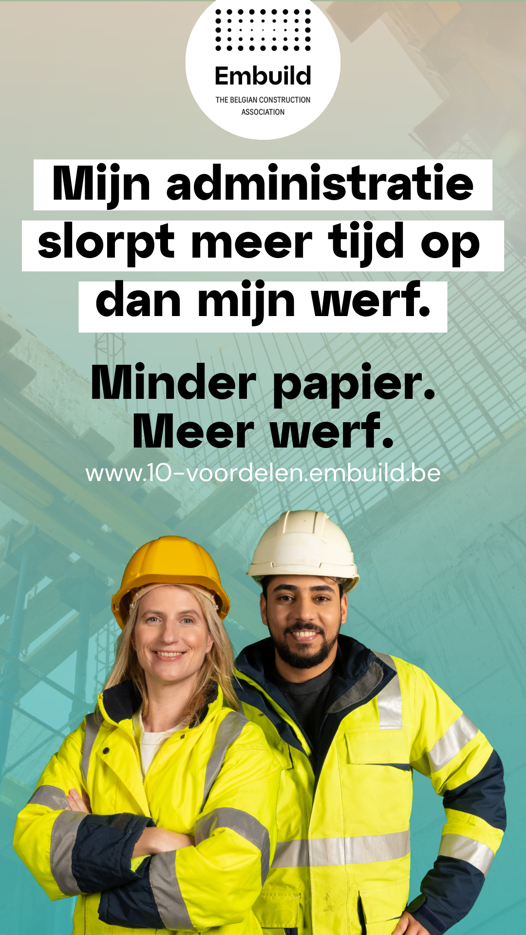 Embuild België Facebook ad from Mar 5, 2026
