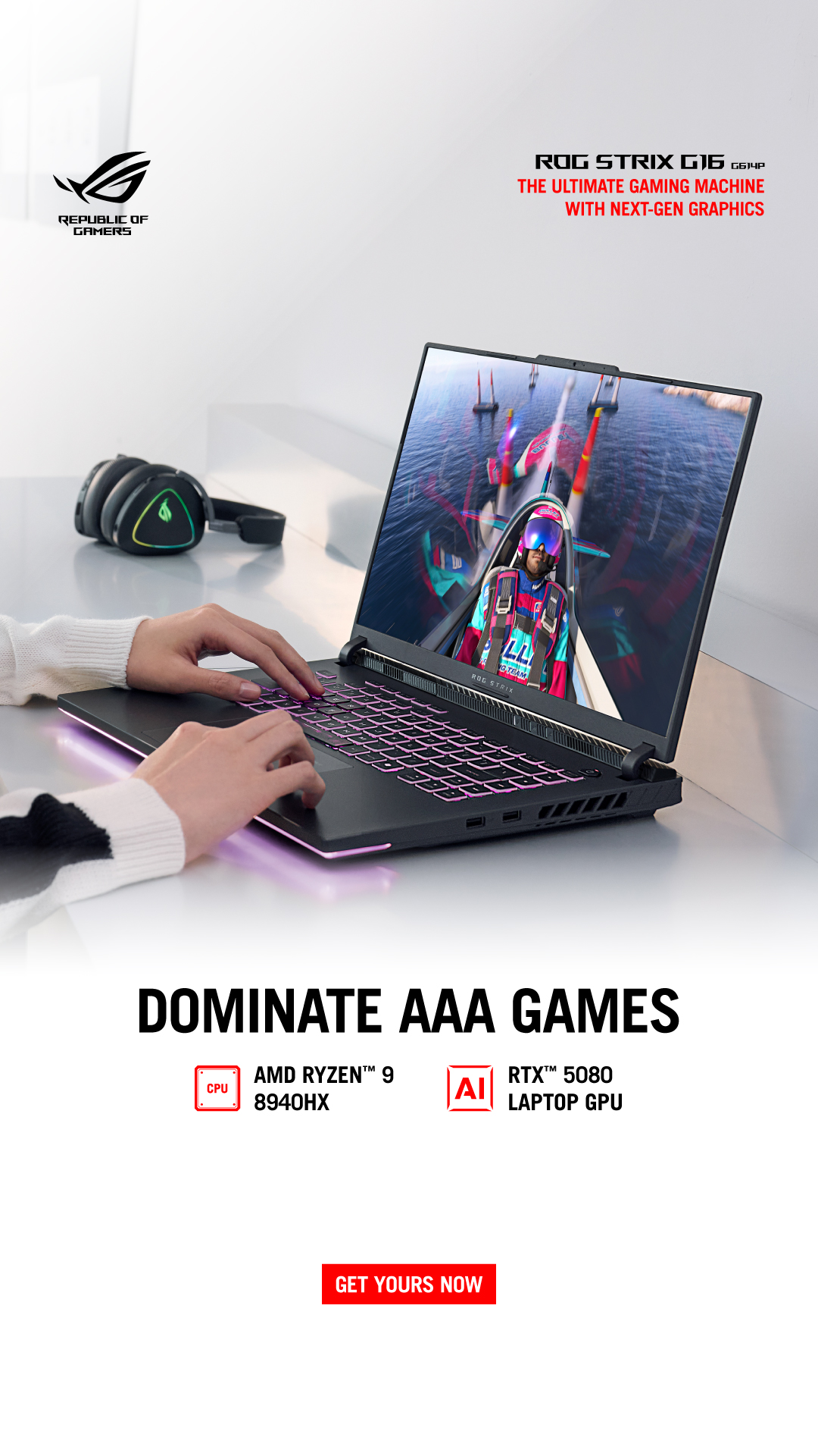 ASUS Republic of Gamers Facebook ad from Jun 3, 2026