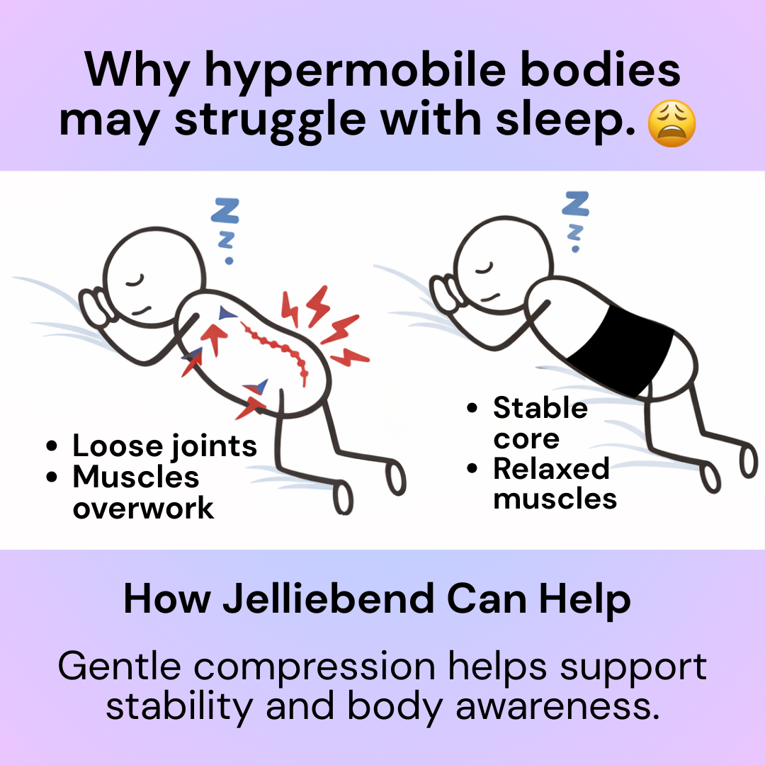 Jelliebend Facebook ad: Sensory-Friendly Compression Support for Pain Relief and…