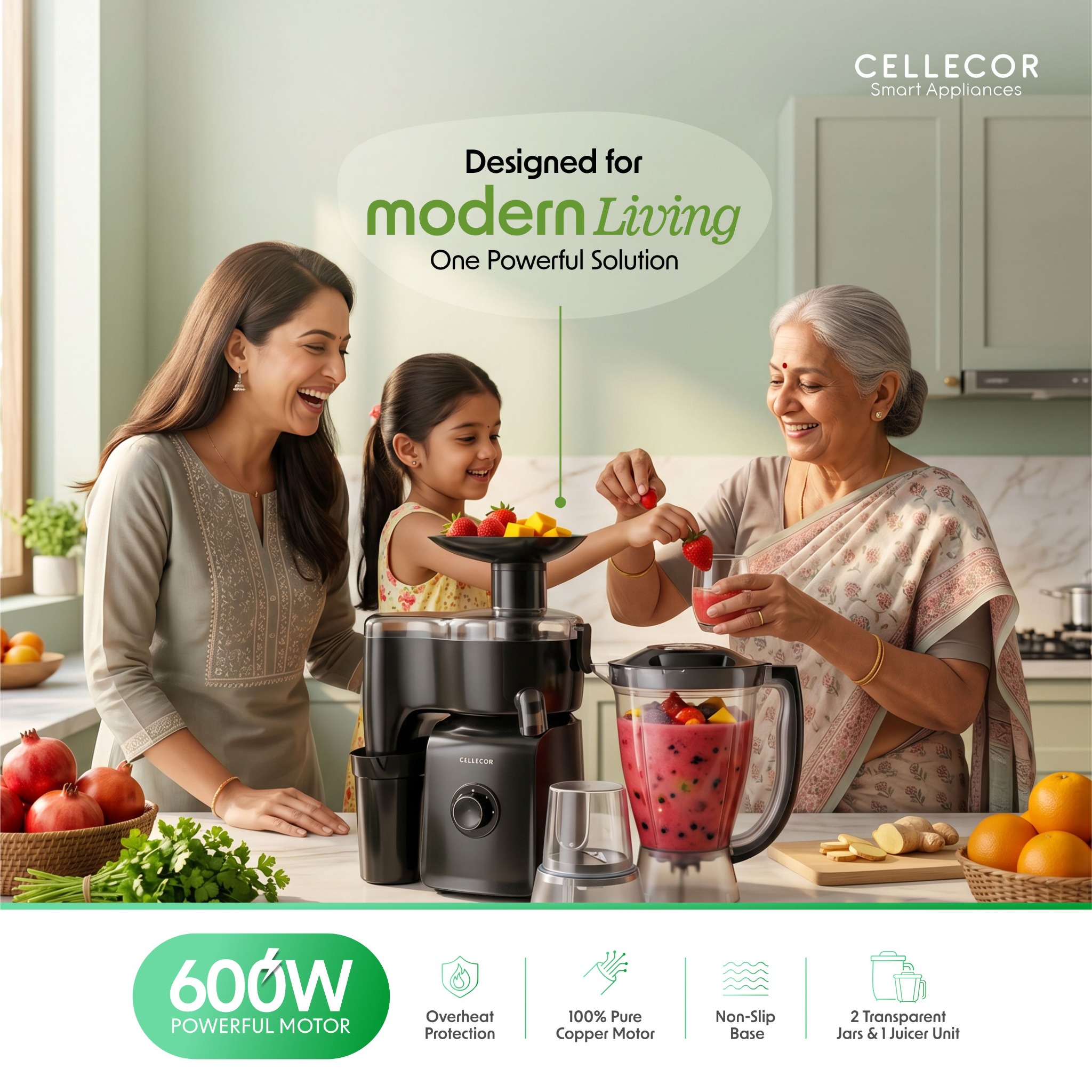 Cellecor Facebook ad: HEALTHIER MORNINGS START HERE