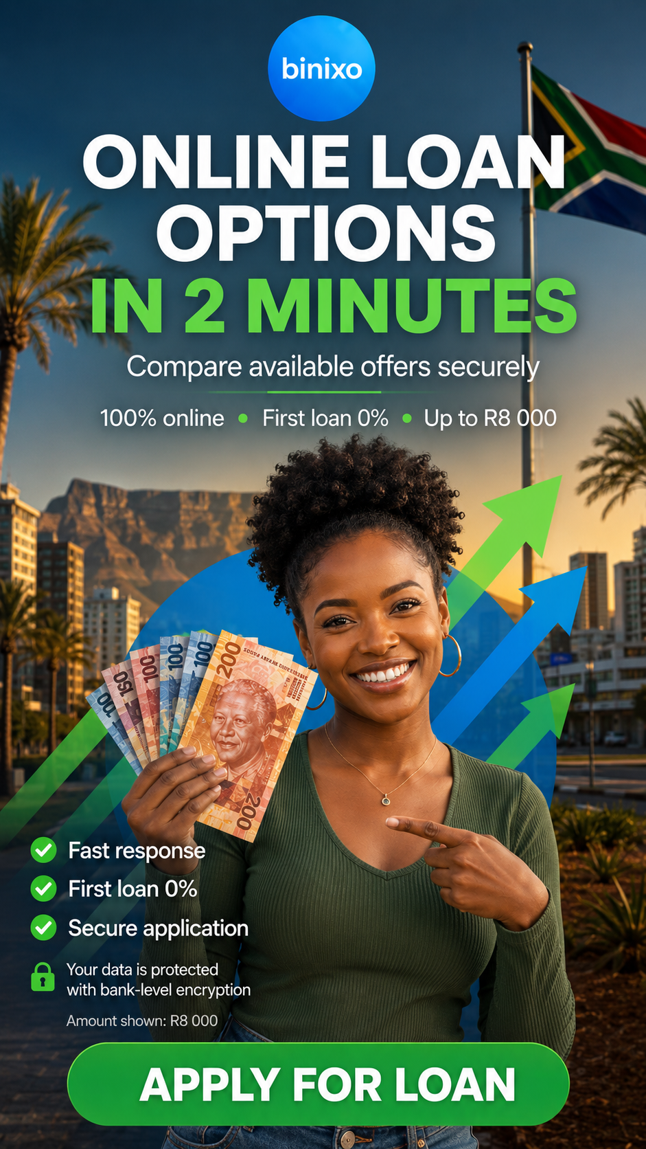 Binixo RSA Facebook ad