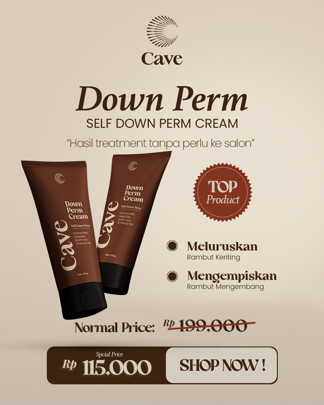 CAVE Facebook ad