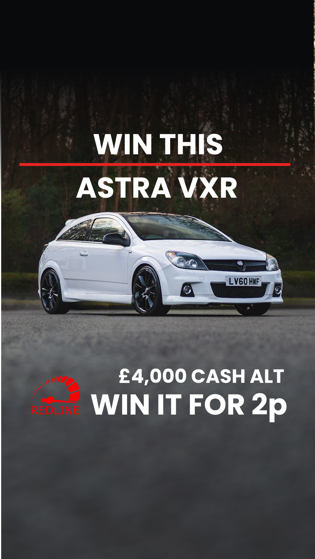Redline Competitions Facebook ad