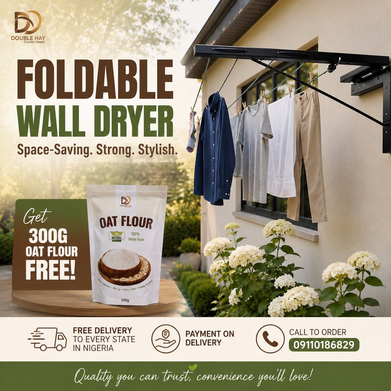 Dvon's Wares Facebook ad: Dry Clothes in a Snap