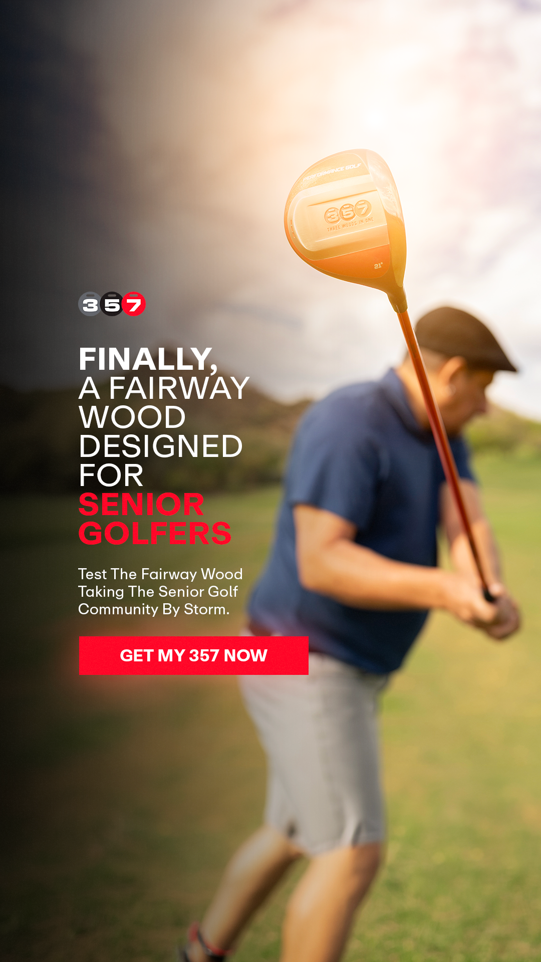 Performance Golf Facebook ad