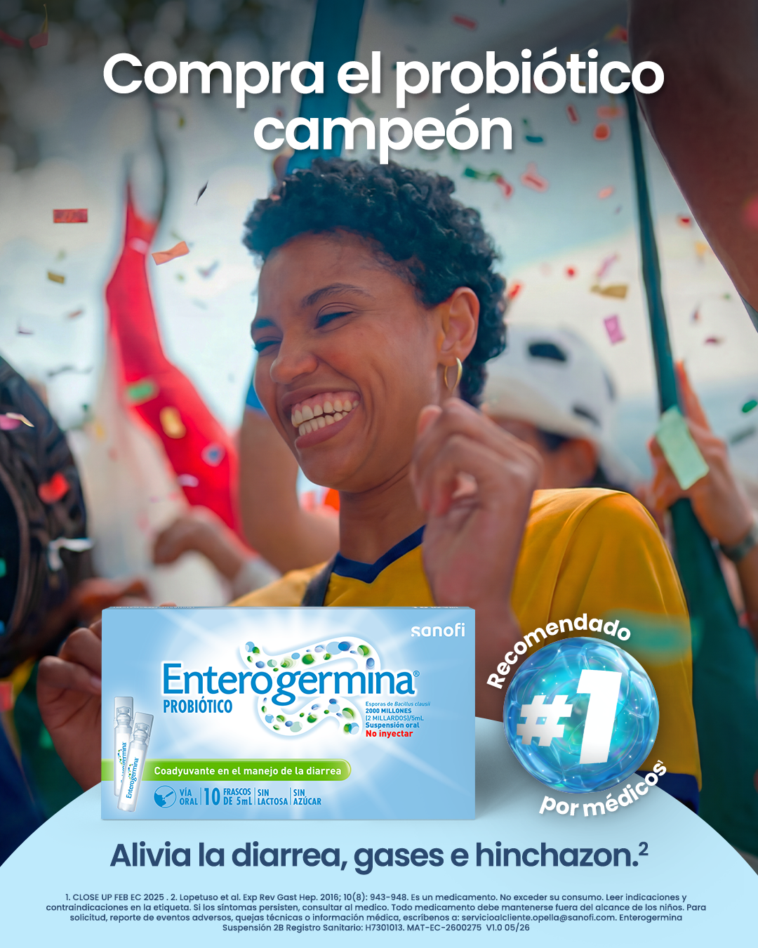 Enterogermina Ecuador Facebook ad from Jun 2, 2026