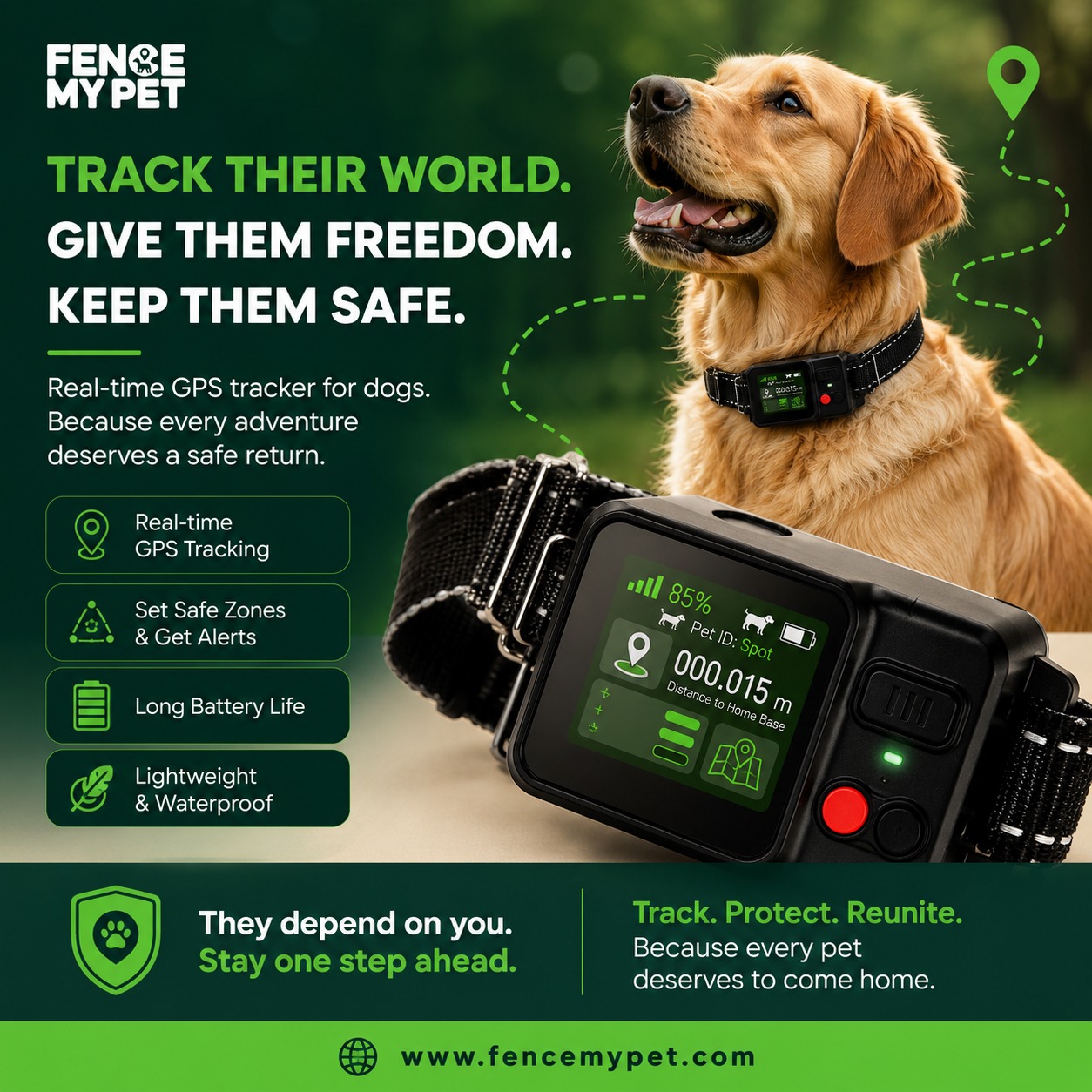 Fence My Pet Facebook ad