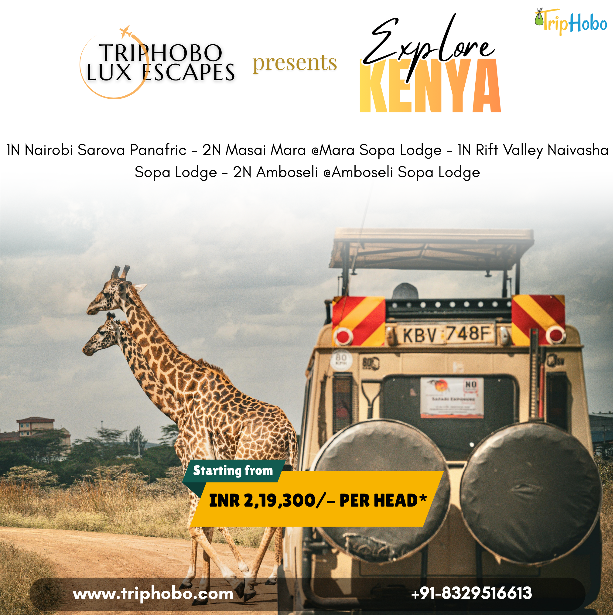 TripHobo Facebook ad: For travellers who want more than a vacation.