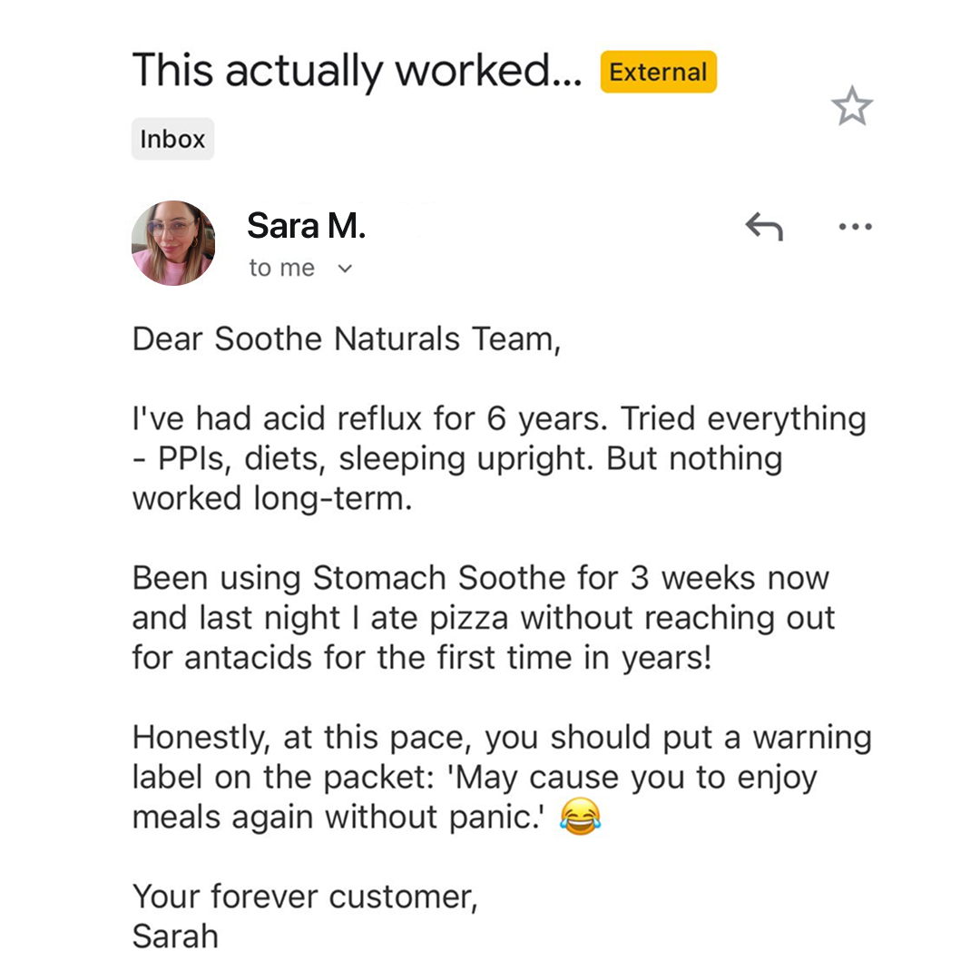 Soothe Naturals Facebook ad