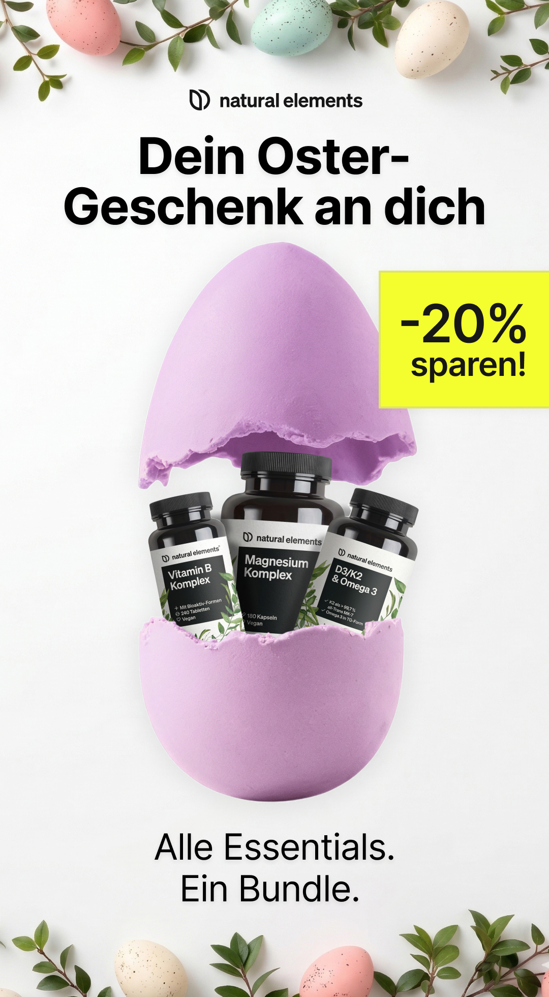 natural elements Facebook ad