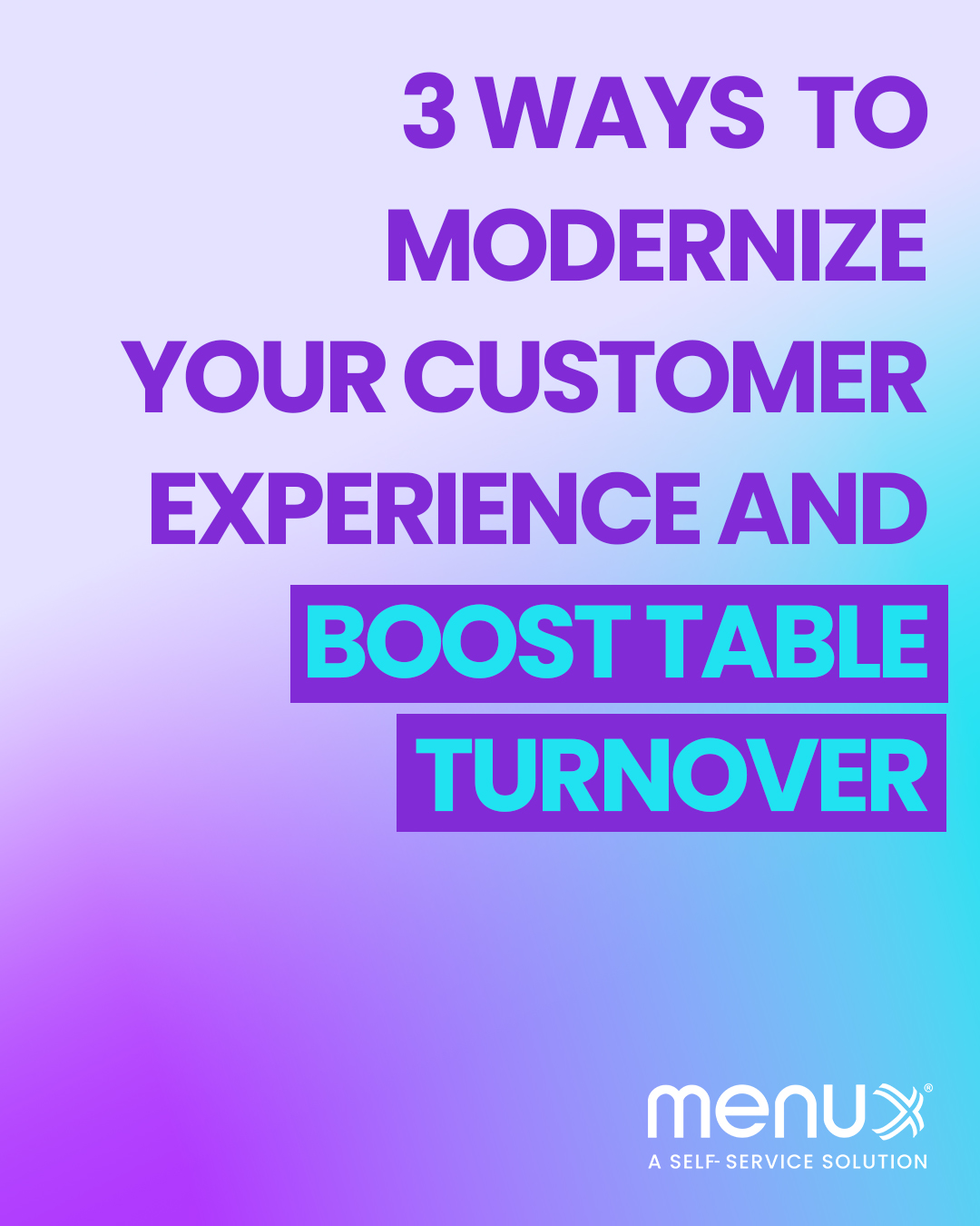 MenuX Facebook ad: Modernize restaurant operations and deliver a better…