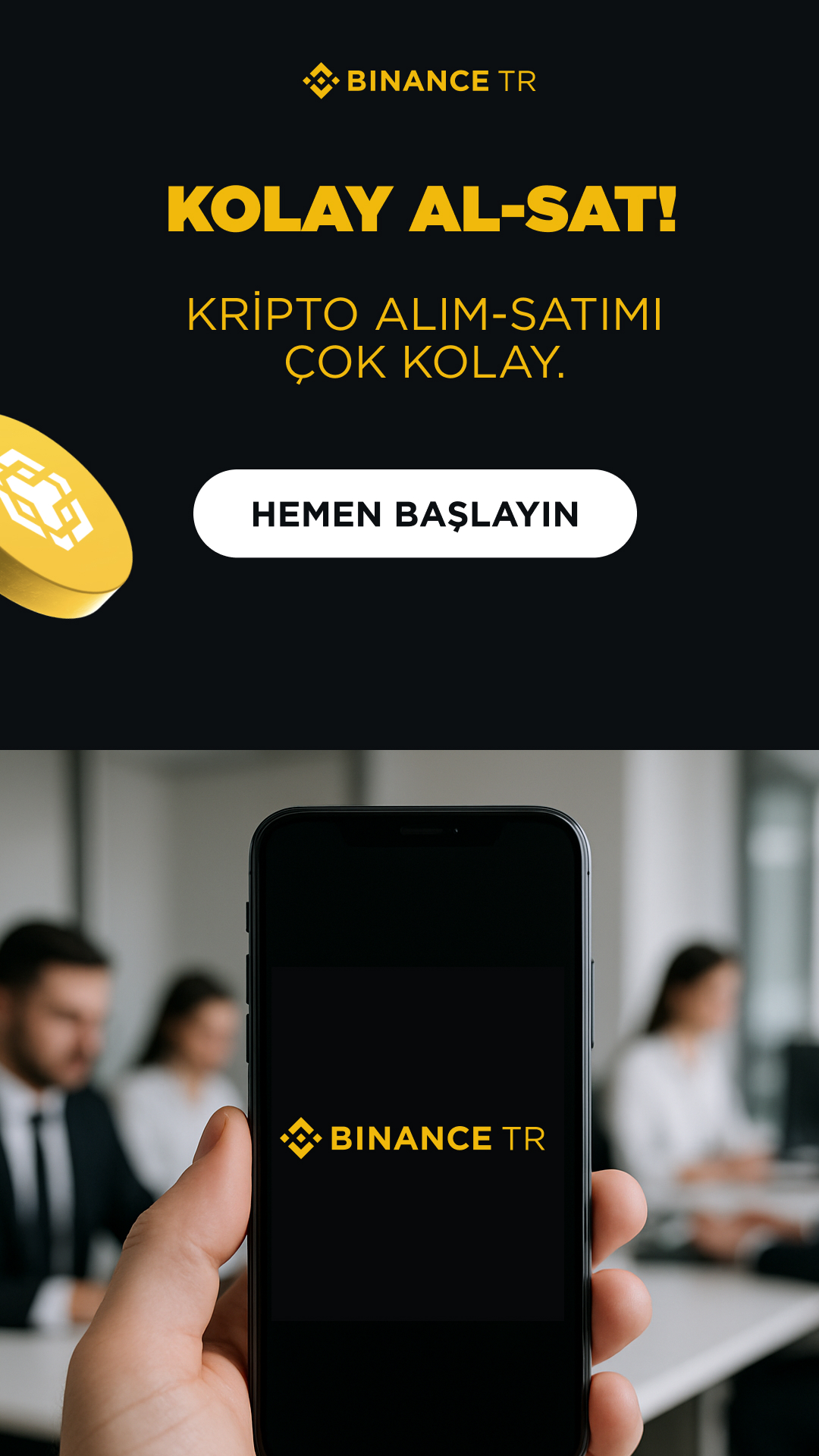 Binance TR Facebook ad