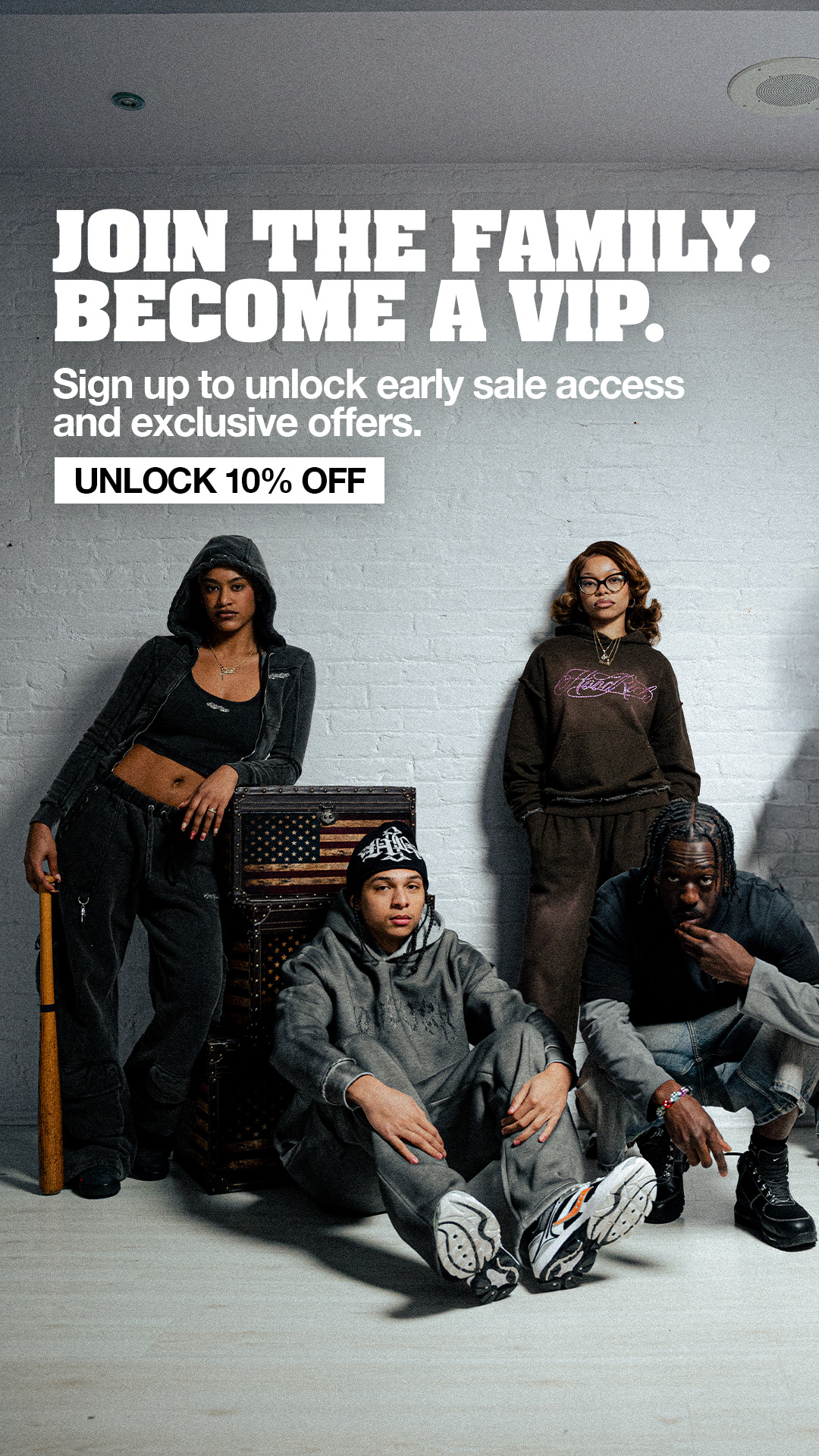 Hoodrich Facebook ad: JOIN THE FAMILY