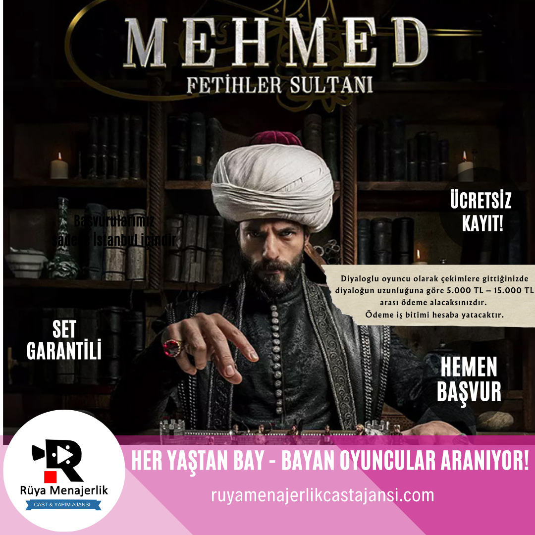Rüya Menajerlik Cast Ajansı Facebook ad: Set ve İş Garantili!