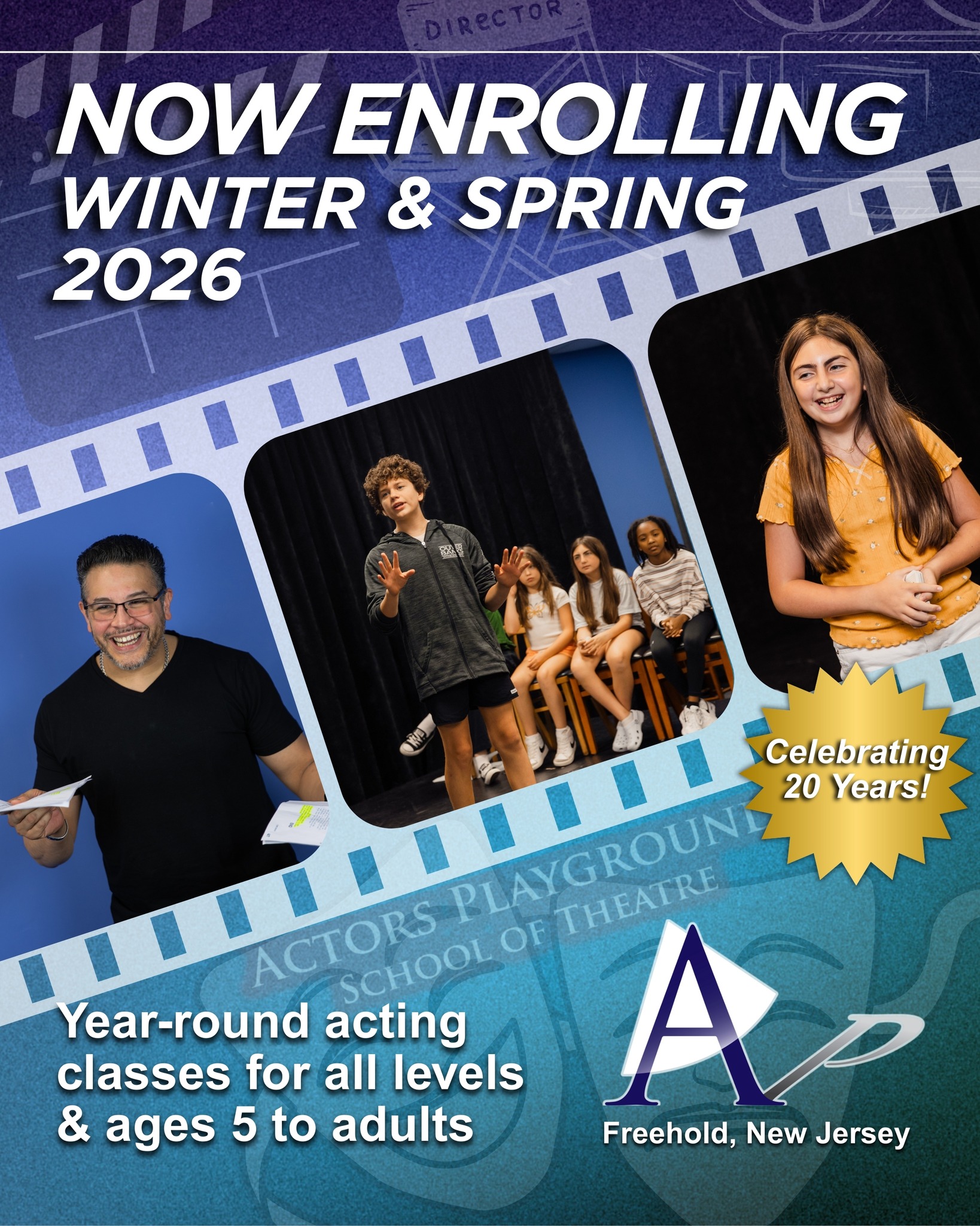 Actors Playground Facebook ad: NJ Acting School | Actors Playground