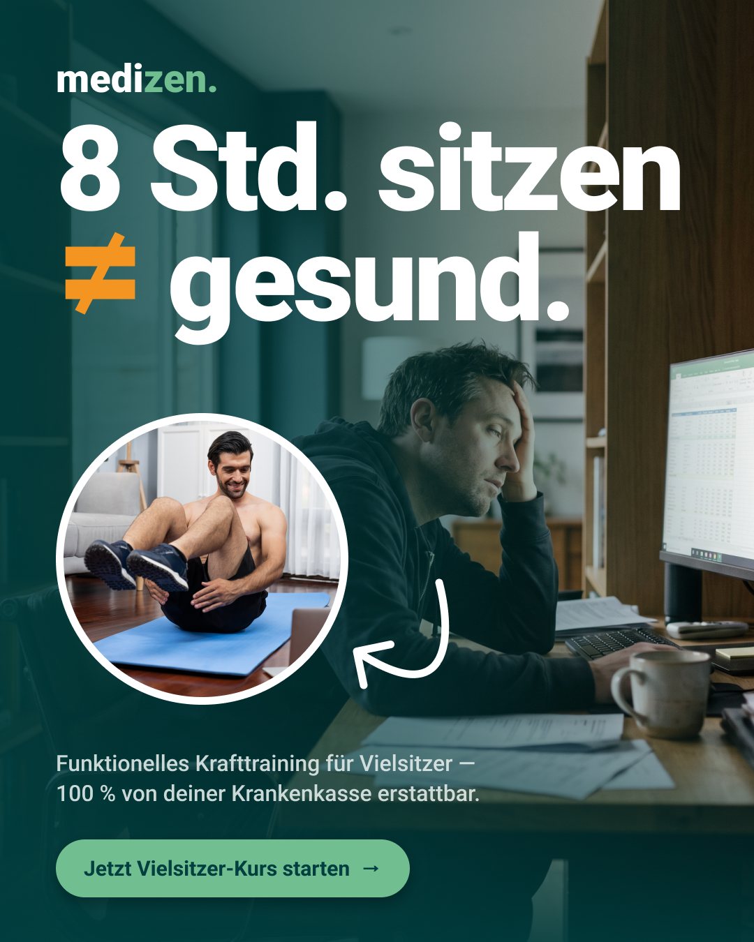 Medizen Fitness App Facebook ad