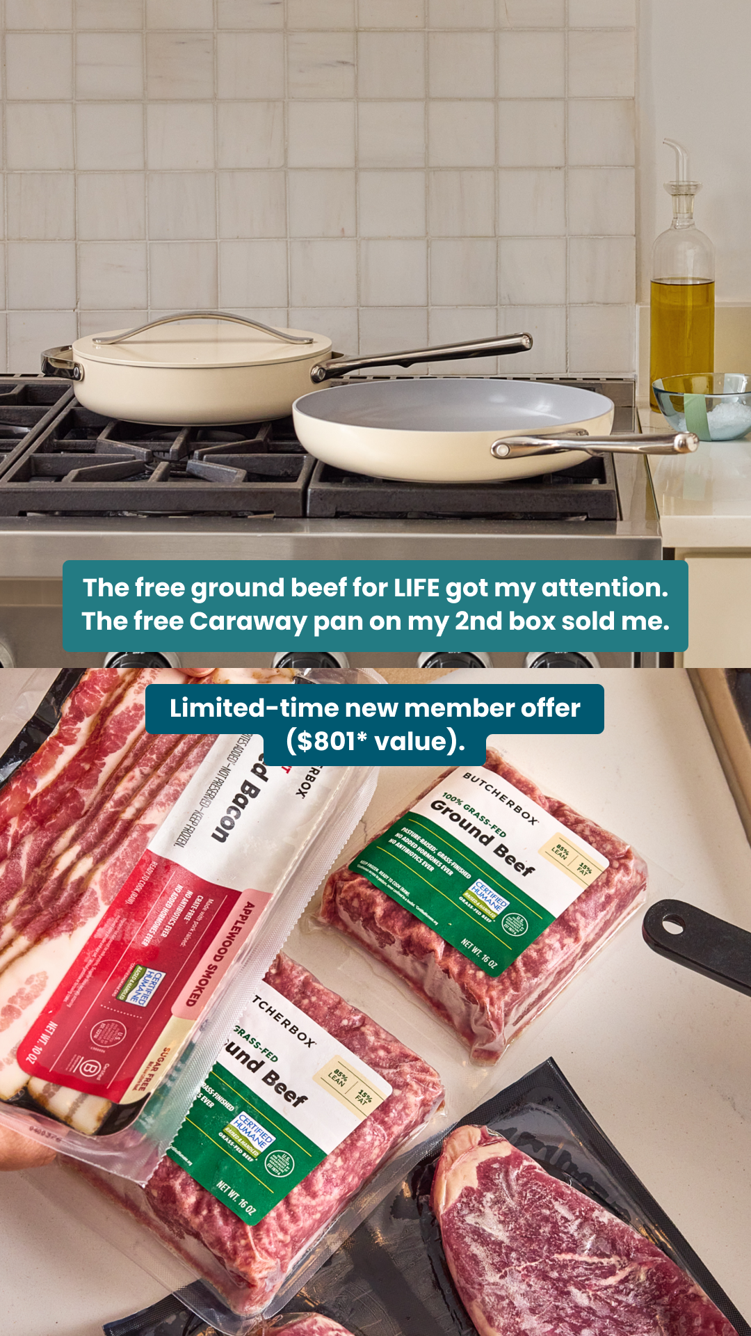 ButcherBox Facebook ad