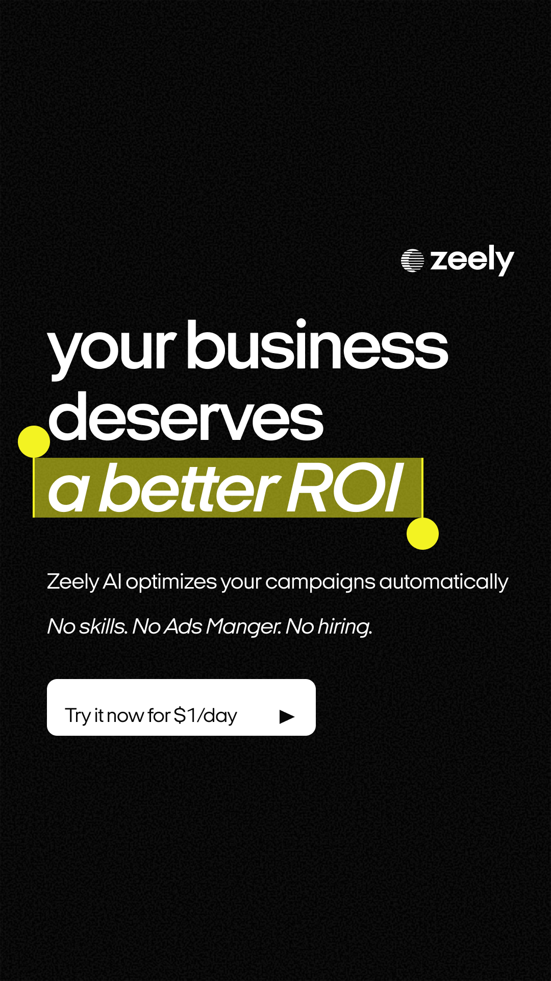 Zeely Facebook ad