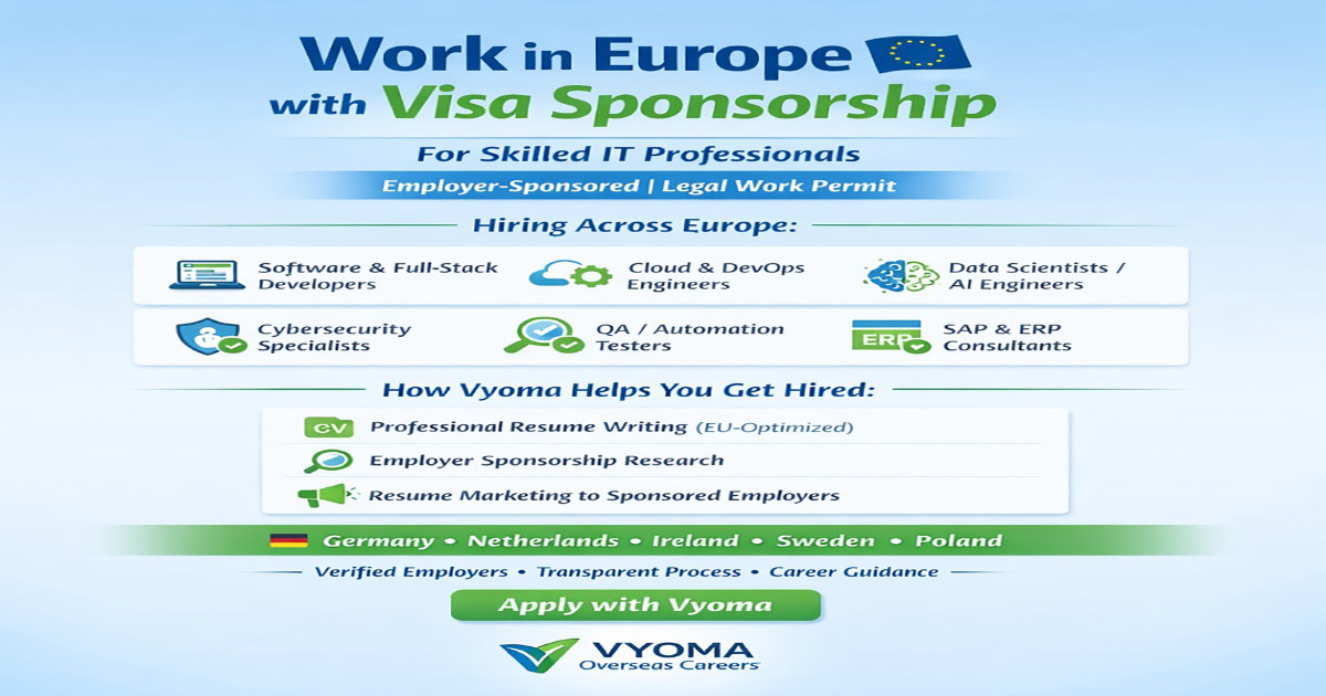 Vyoma Overseas Careers Facebook ad from Apr 10, 2026