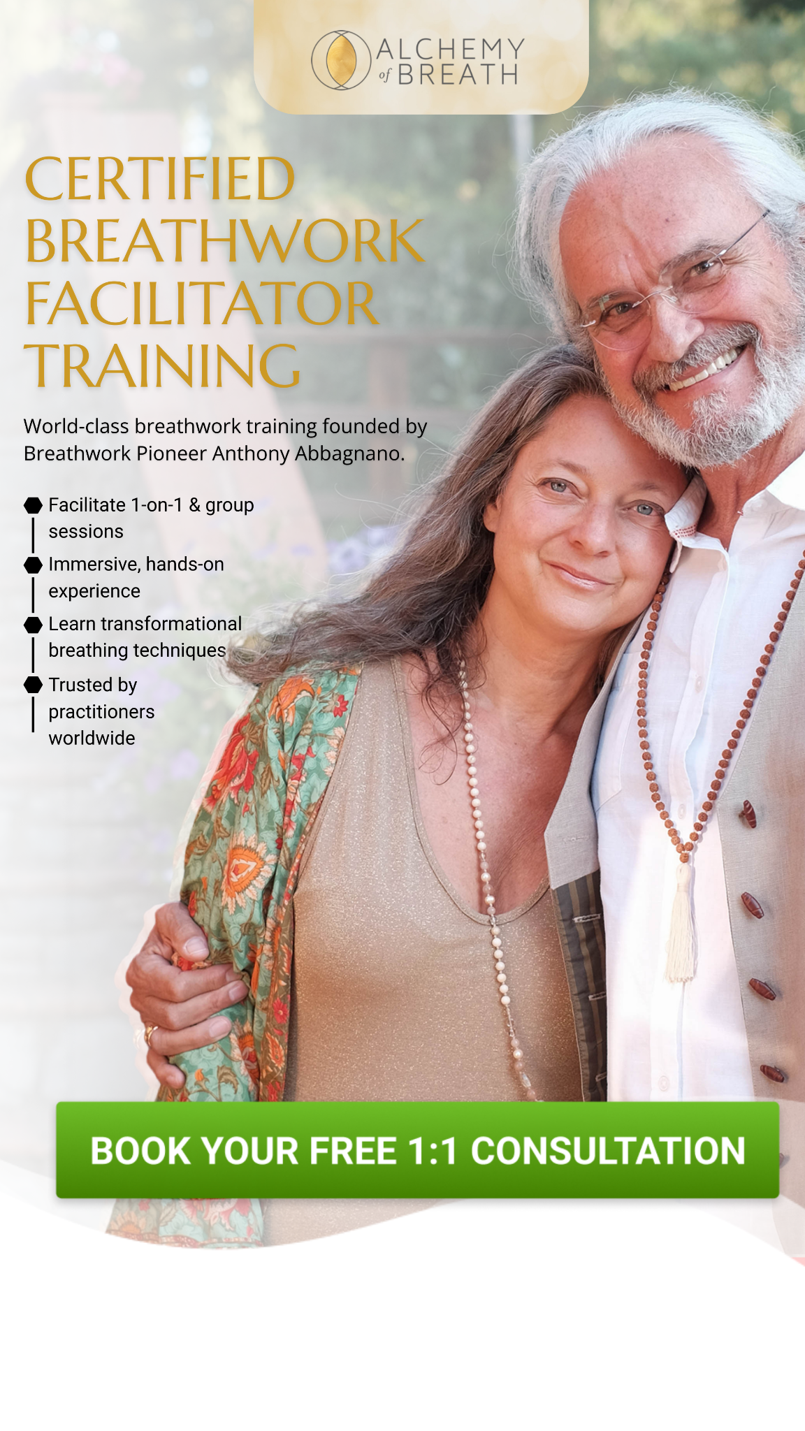 Alchemy of Breath - Conscious Breathwork Academy Facebook ad
