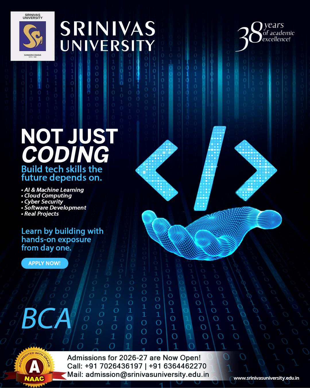 Srinivas University Facebook ad