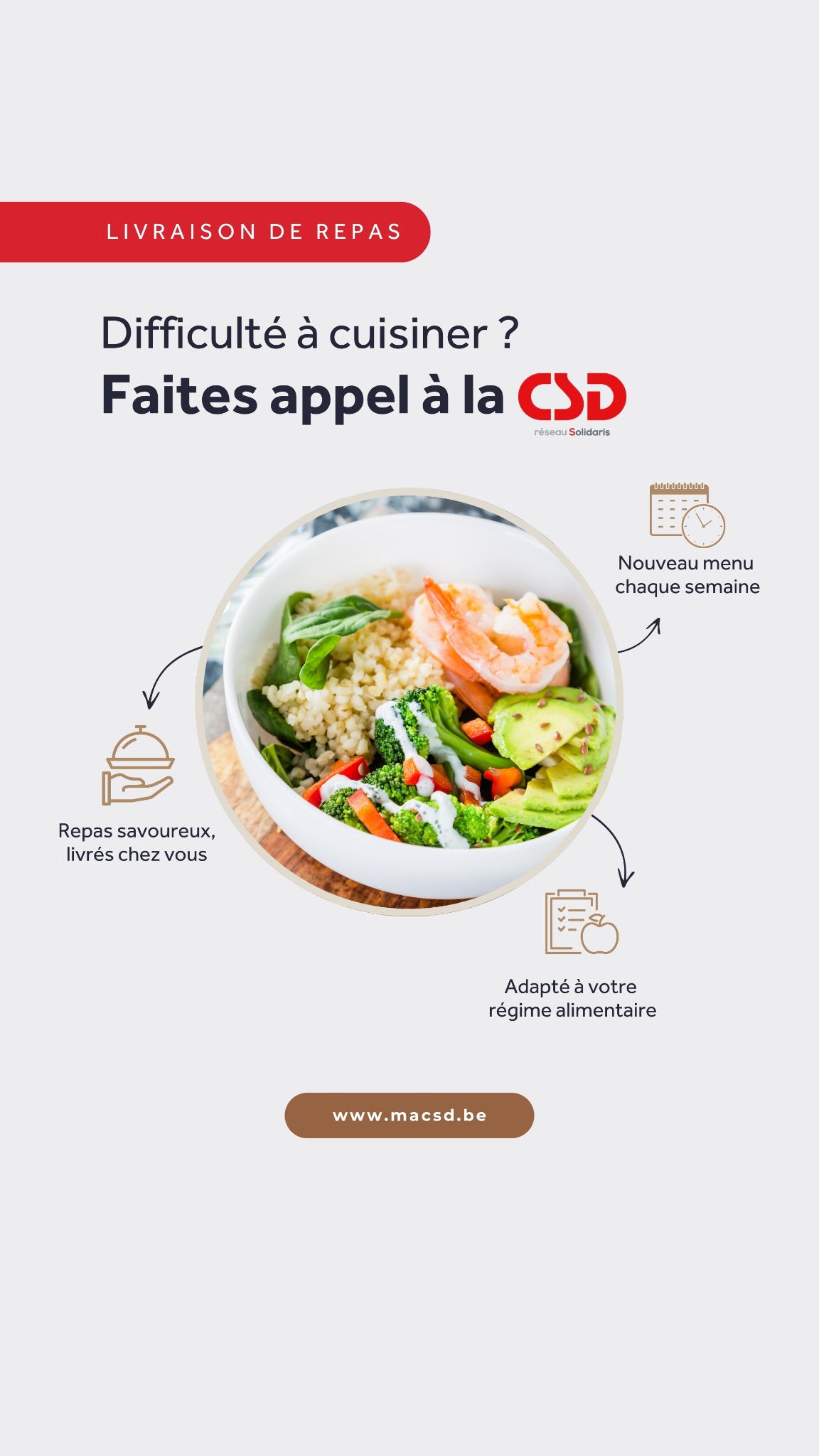 CSD Charleroi, Centre et Soignies Facebook ad